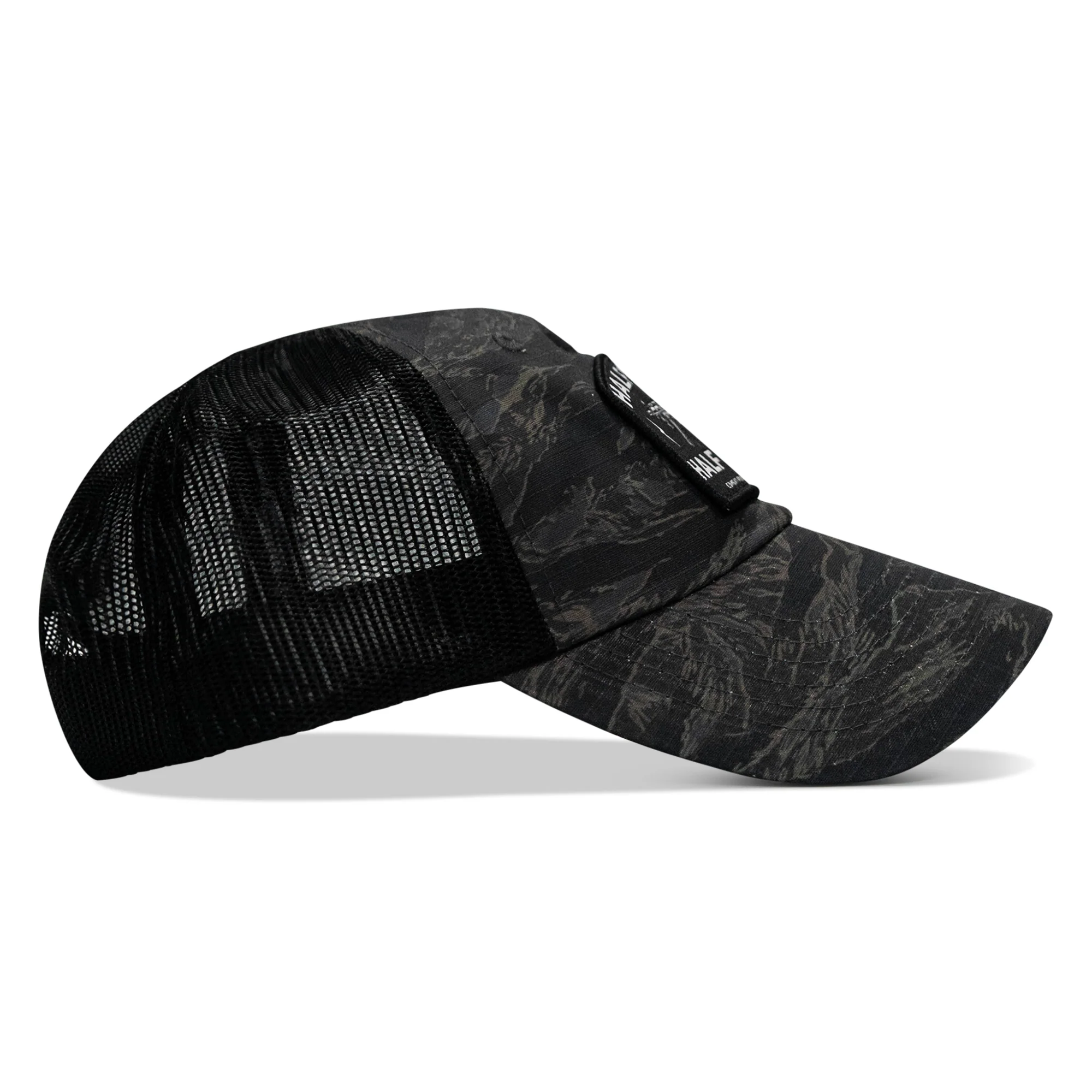 Half Holy. Half Hood Patch. Tactical Ripstop Mesh Snapback Hat - Image 5