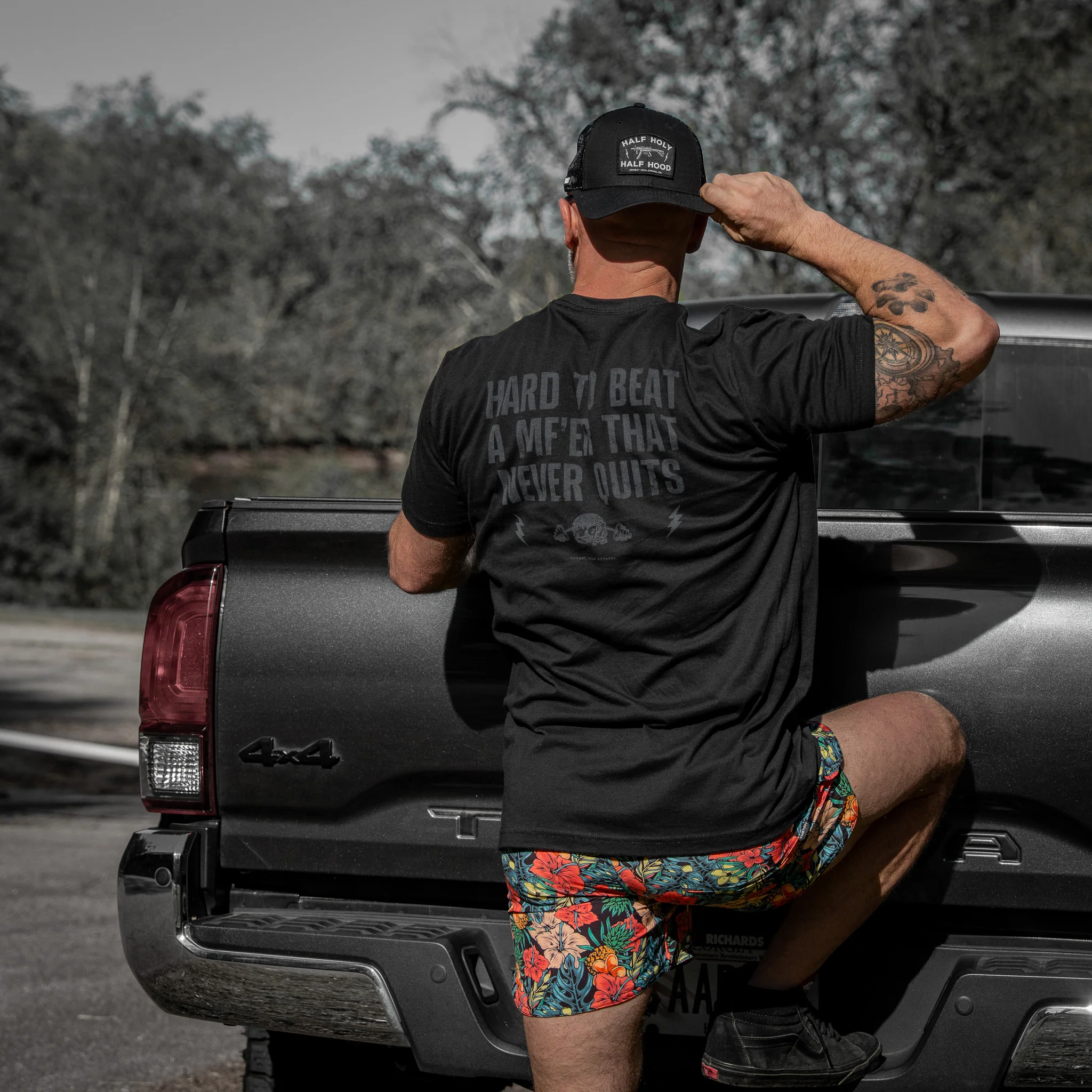 Hard To Beat A Mf'er That Never Quits Men's T-Shirt - Image 5