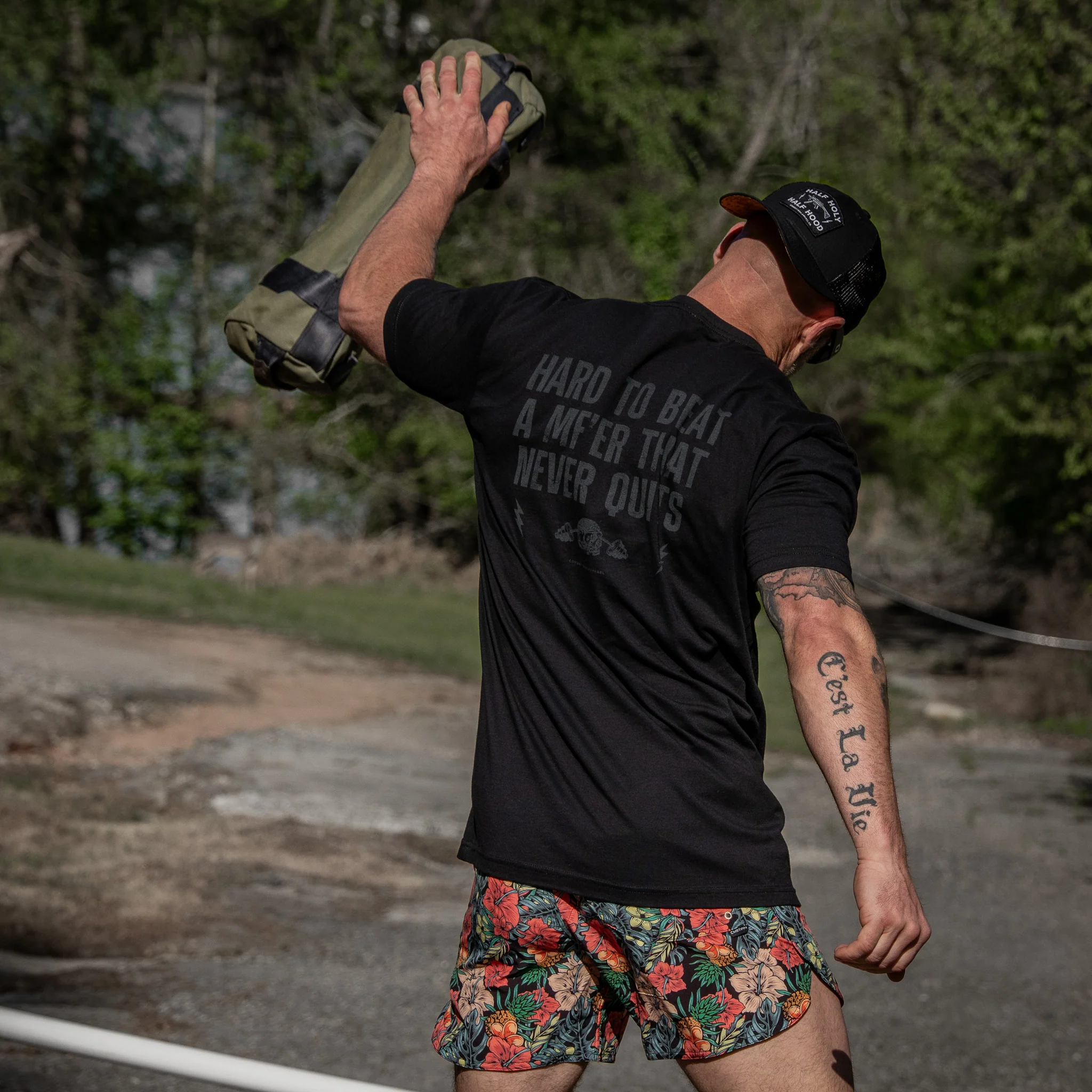 Hard To Beat A Mf'er That Never Quits Men's T-Shirt - Image 7