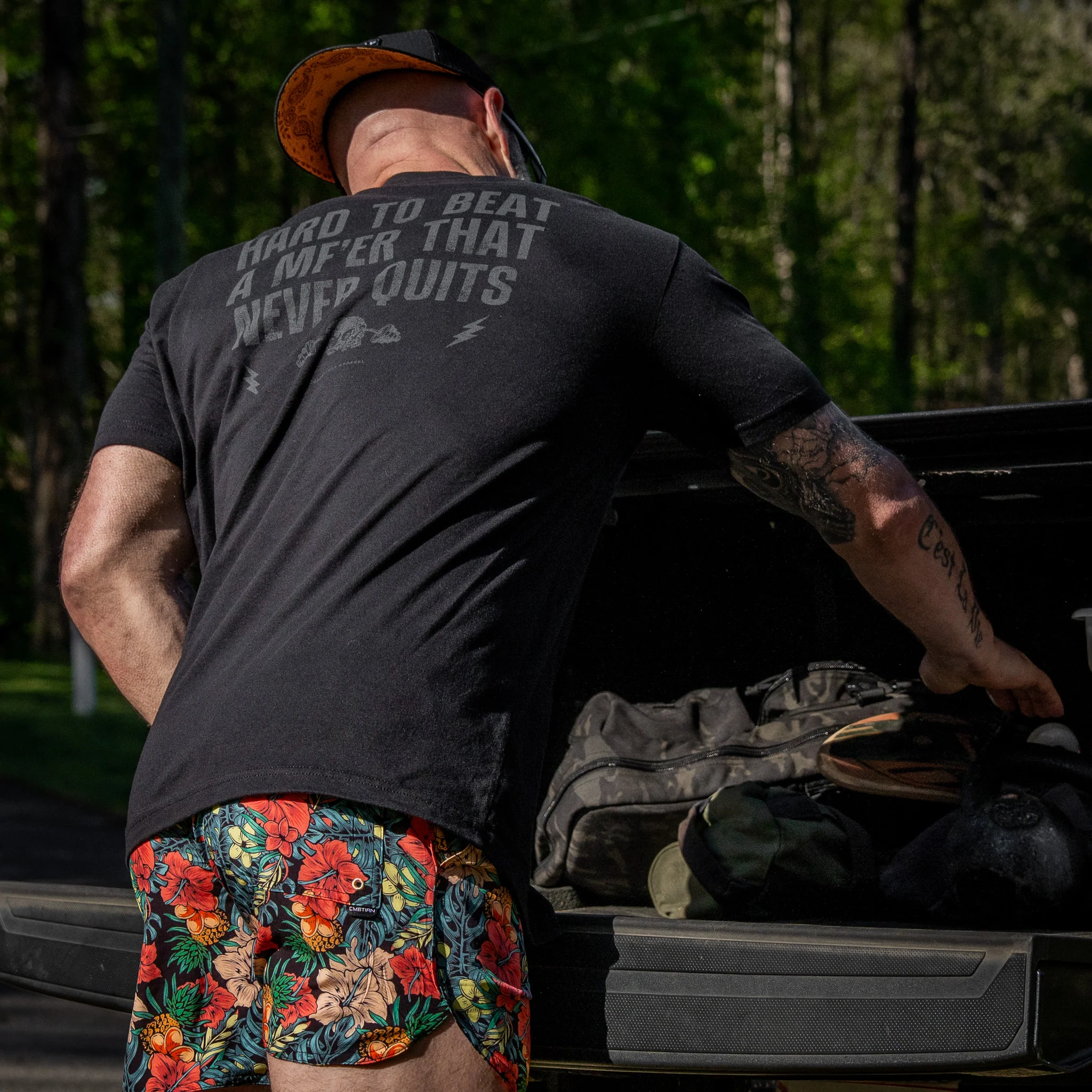 Hard To Beat A Mf'er That Never Quits Men's T-Shirt - Image 8