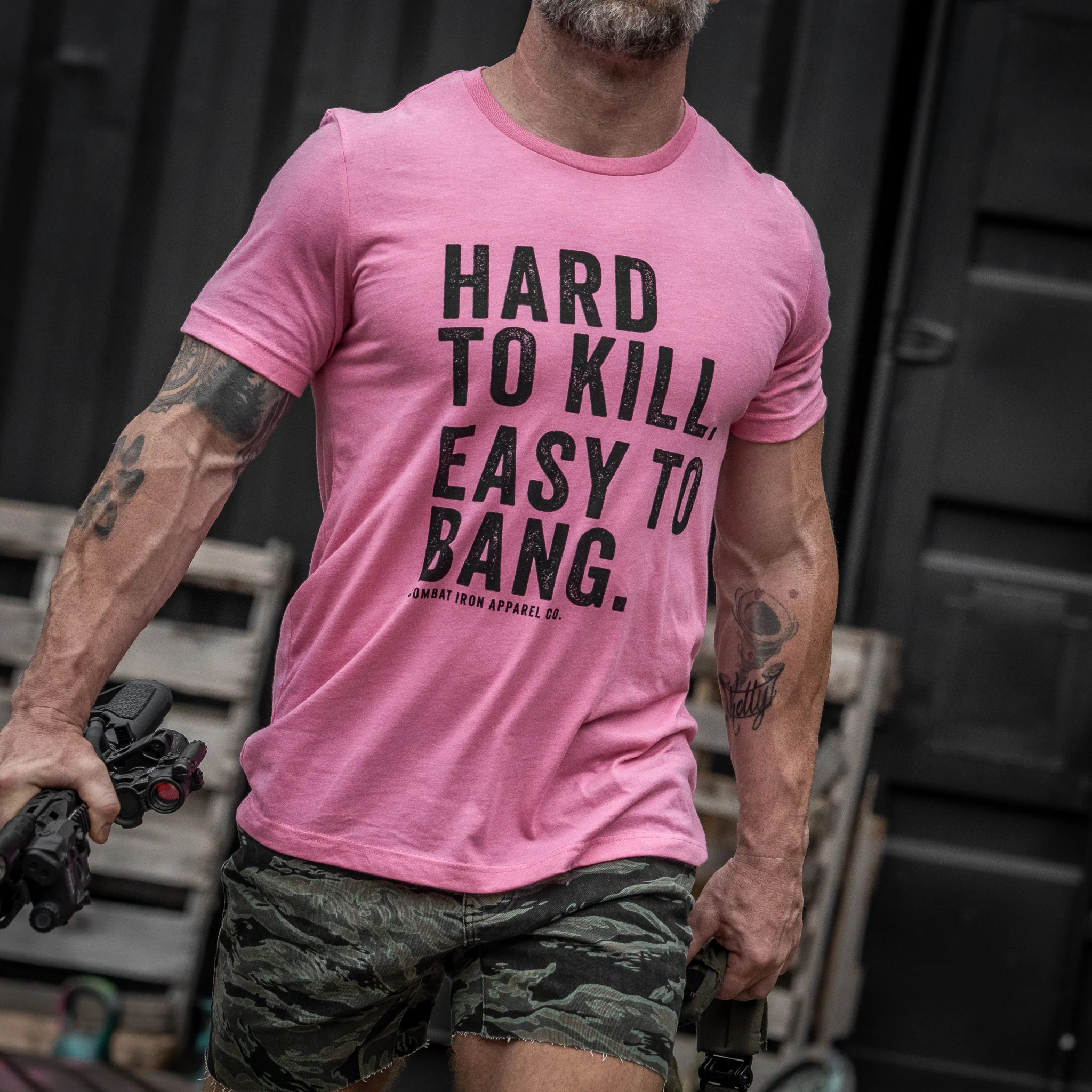 Hard to Kill. Easy to Bang. Men's T-Shirt - Image 11