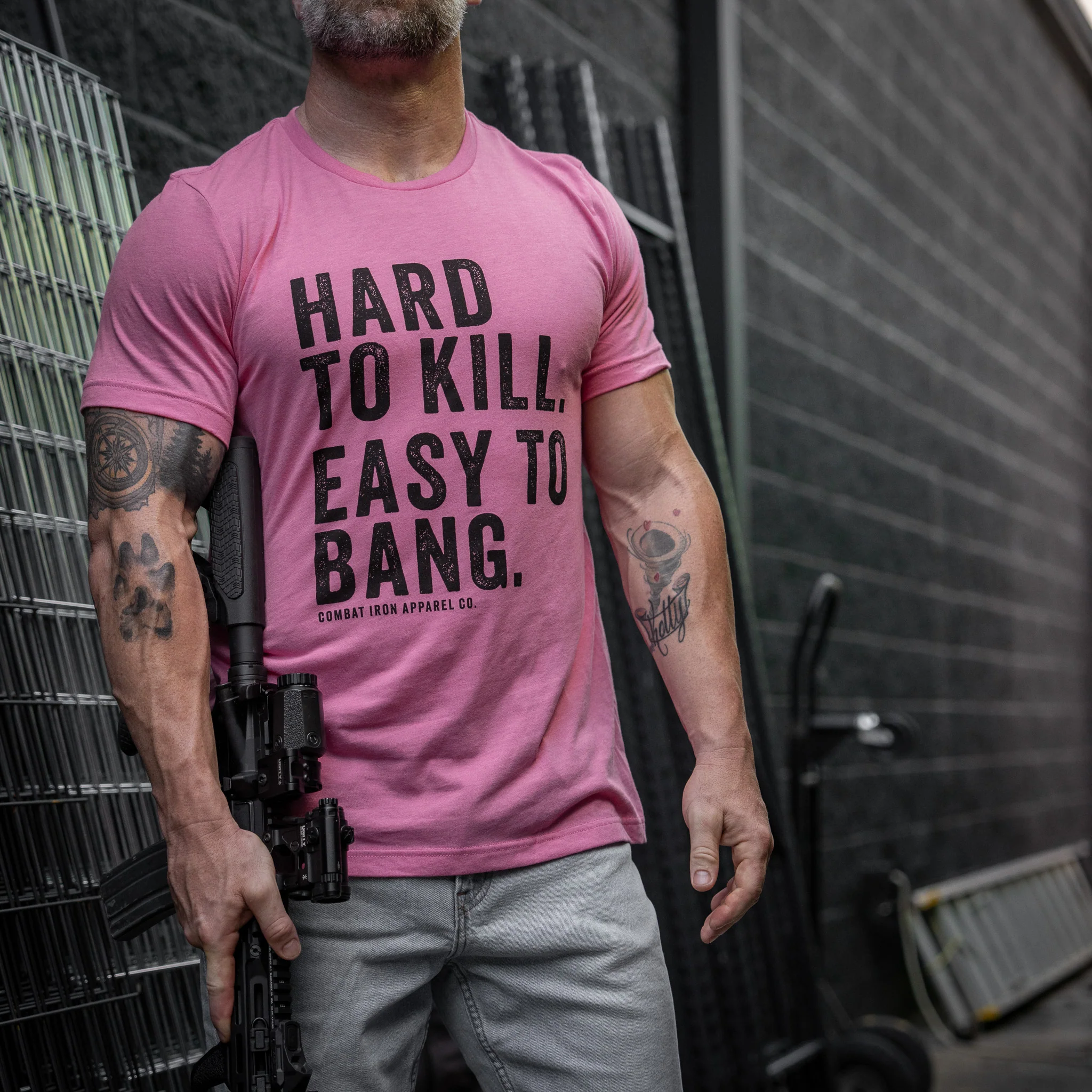 Hard to Kill. Easy to Bang. Men's T-Shirt - Image 12