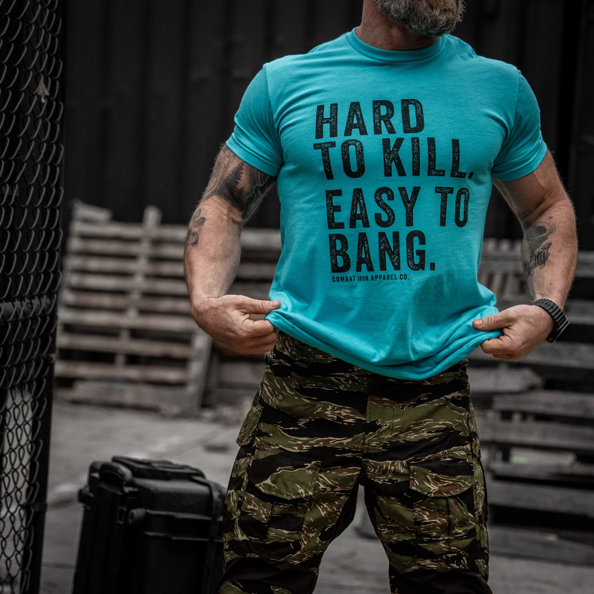 Hard to Kill. Easy to Bang. Men's T-Shirt - Image 20