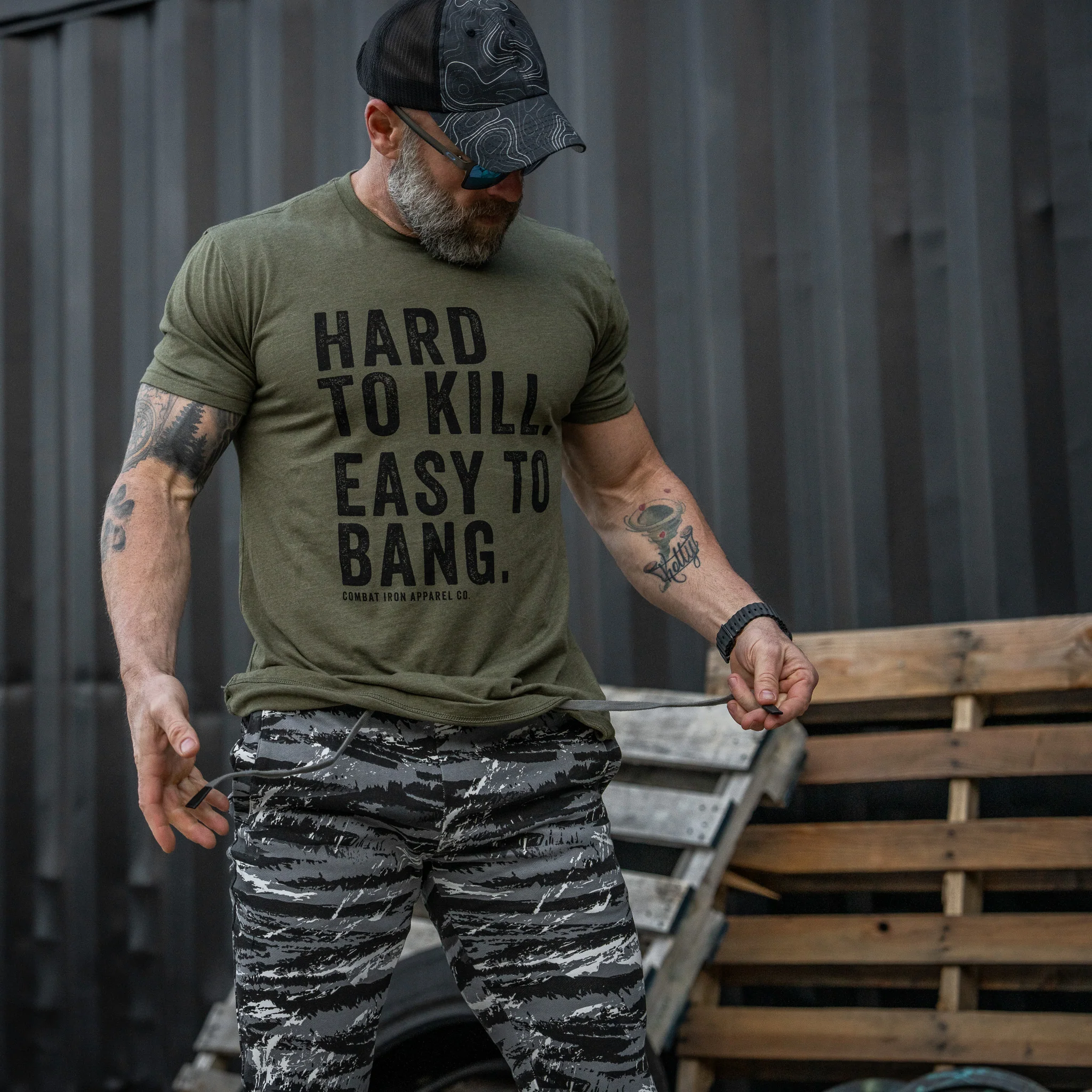 Hard to Kill. Easy to Bang. Men's T-Shirt - Image 26
