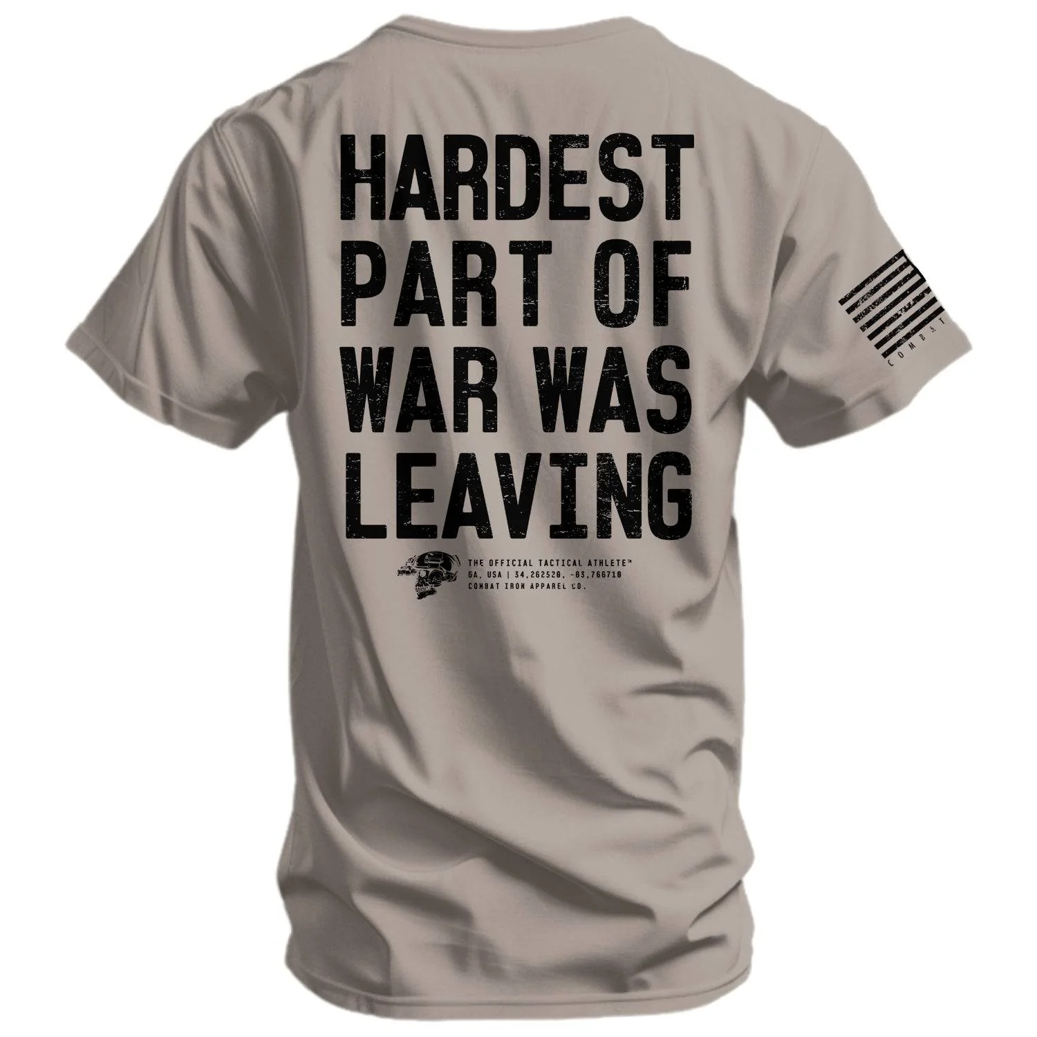 Hardest Part of War Was Leaving Men's T-Shirt - Image 3