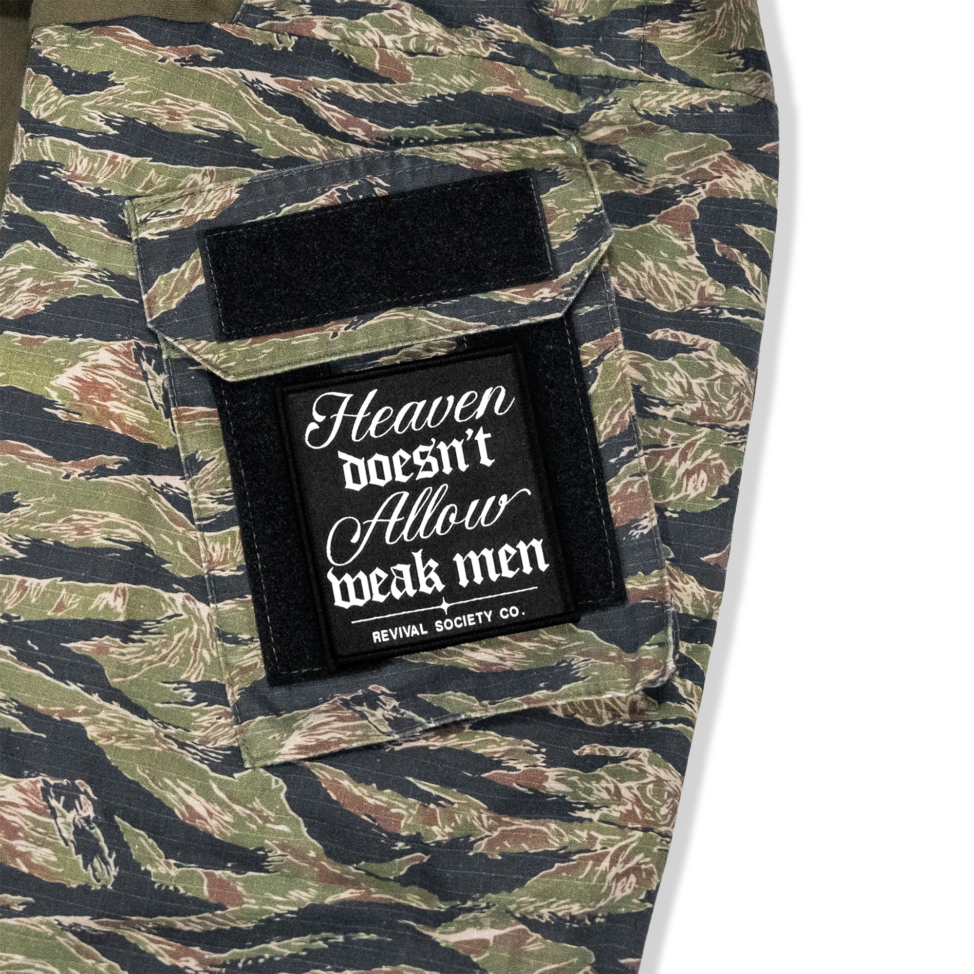 Heaven Doesn't Allow Weak Men Velcro Patch - Image 7