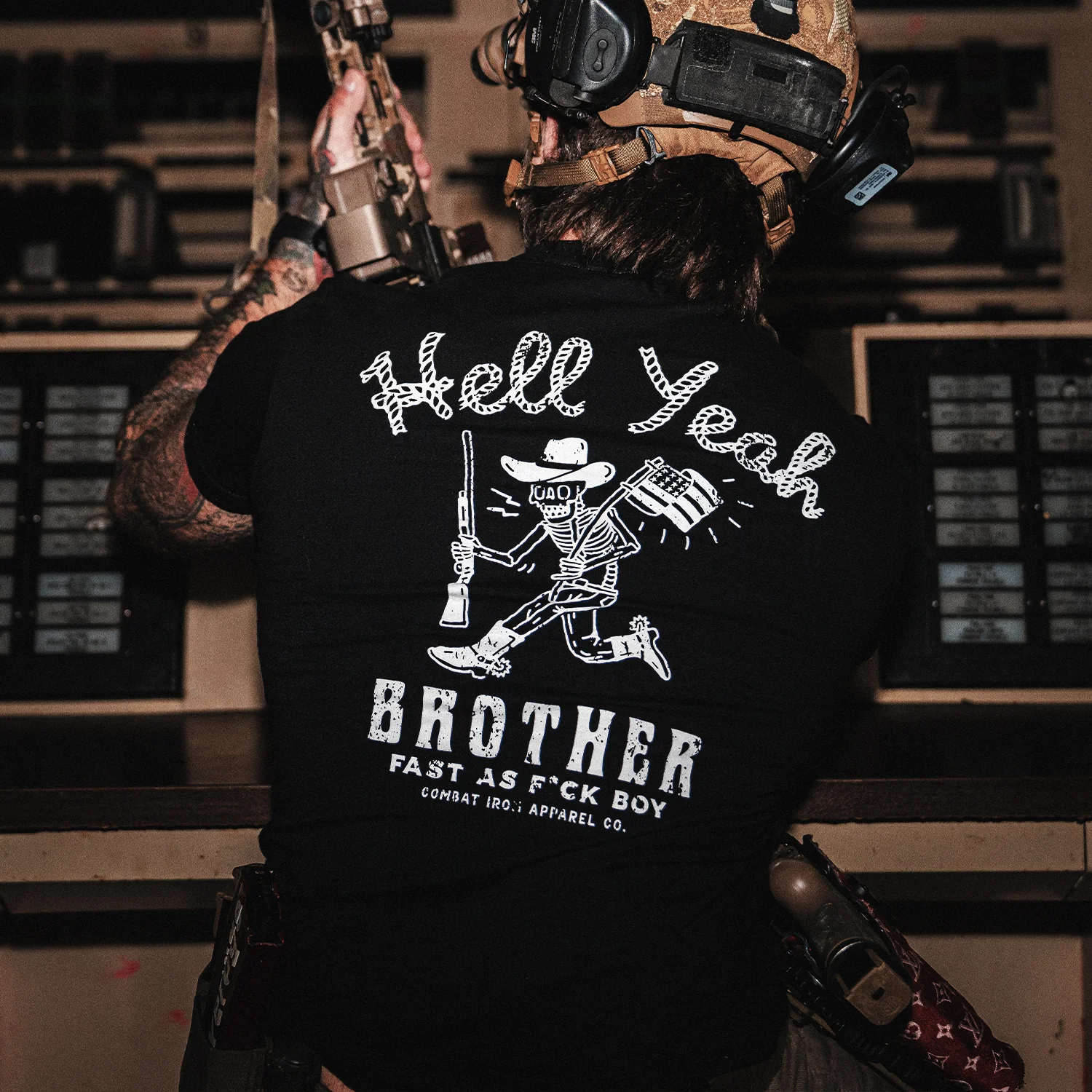 Hell Yeah Brother Cowboy Men's T-Shirt - Image 4