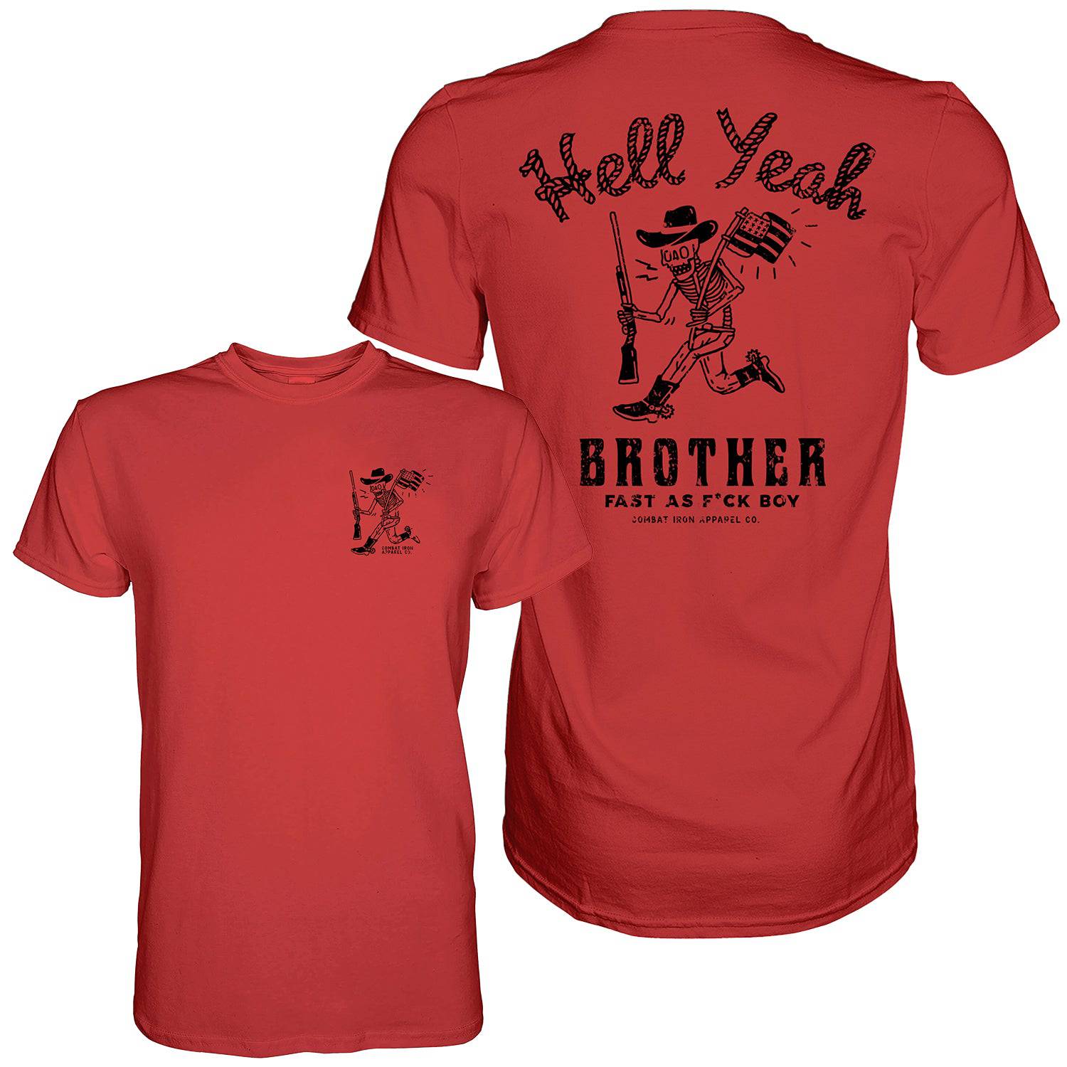Hell Yeah Brother Cowboy Men's T-Shirt - Image 9
