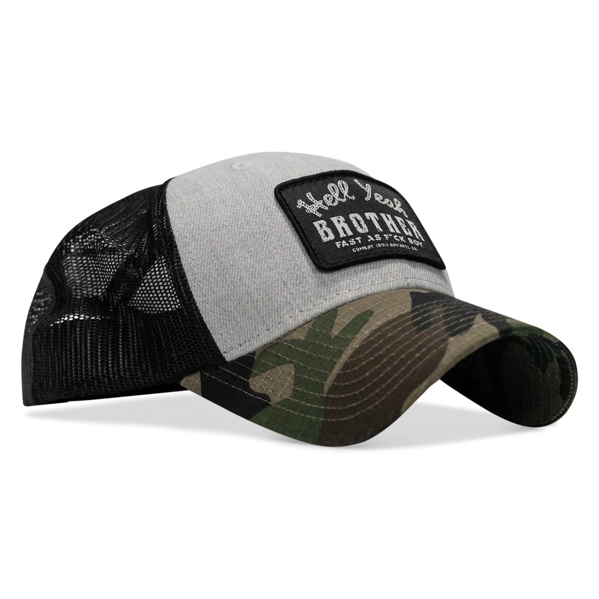 Hell Yeah Brother Patch Snapback Hat - Image 11