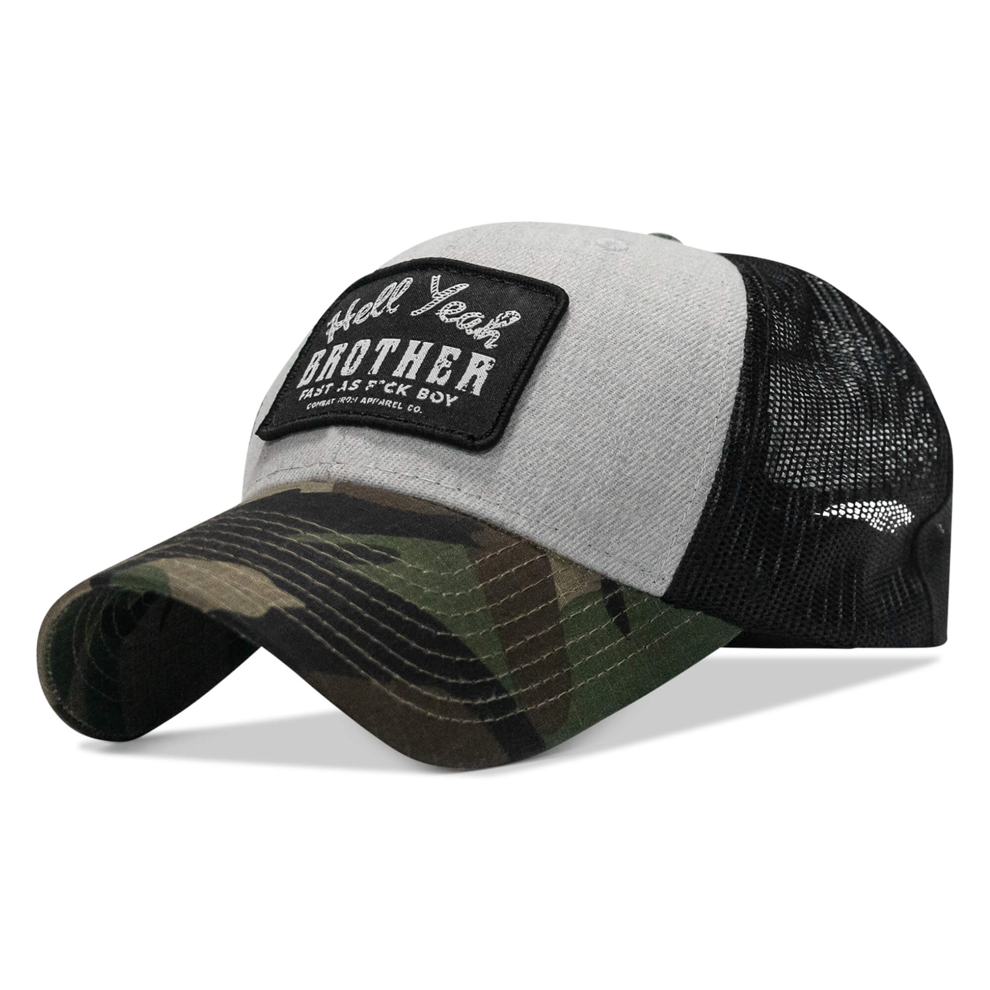 Hell Yeah Brother Patch Snapback Hat - Image 12