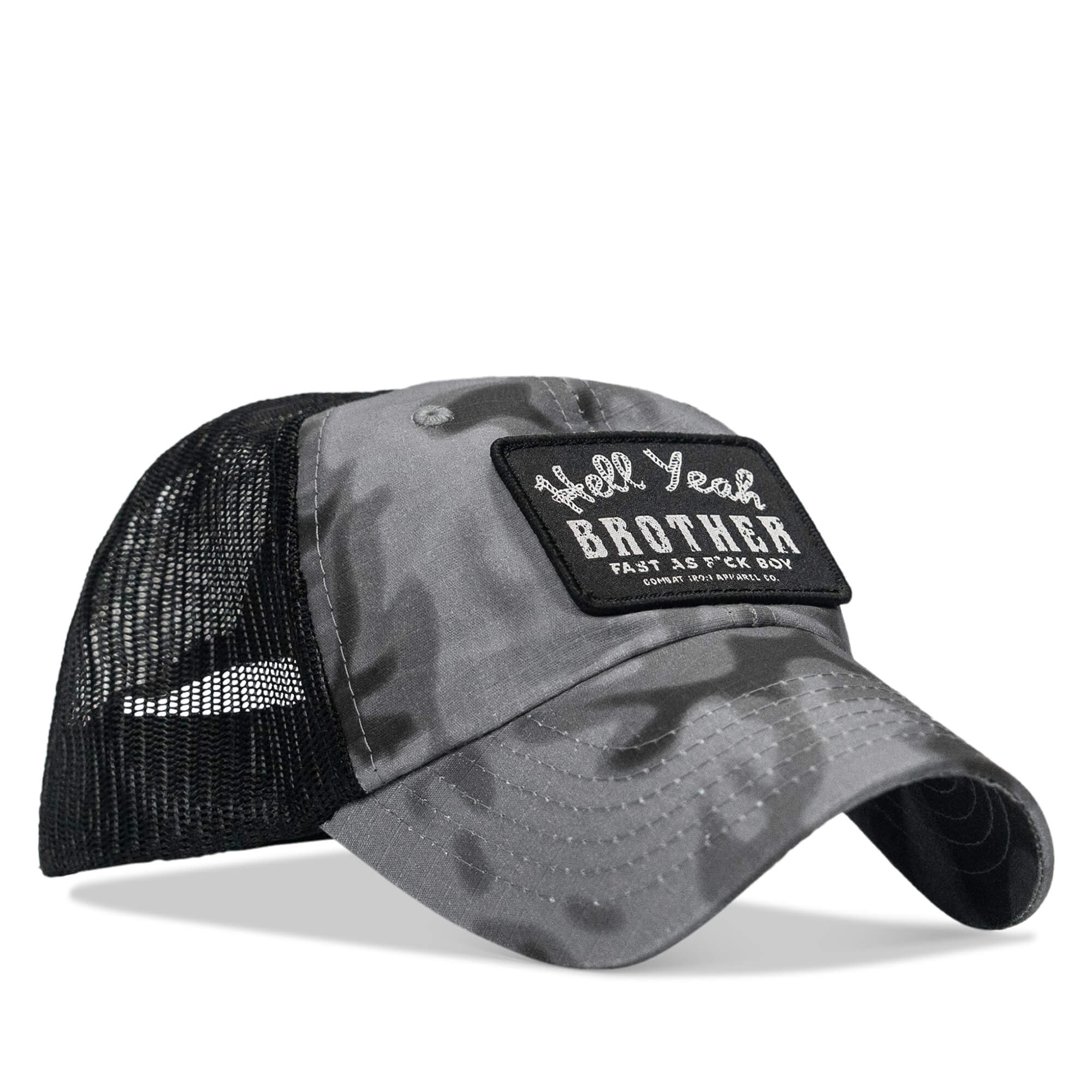Hell Yeah Brother Patch Tactical Ripstop Mesh Snapback Hat - Image 20