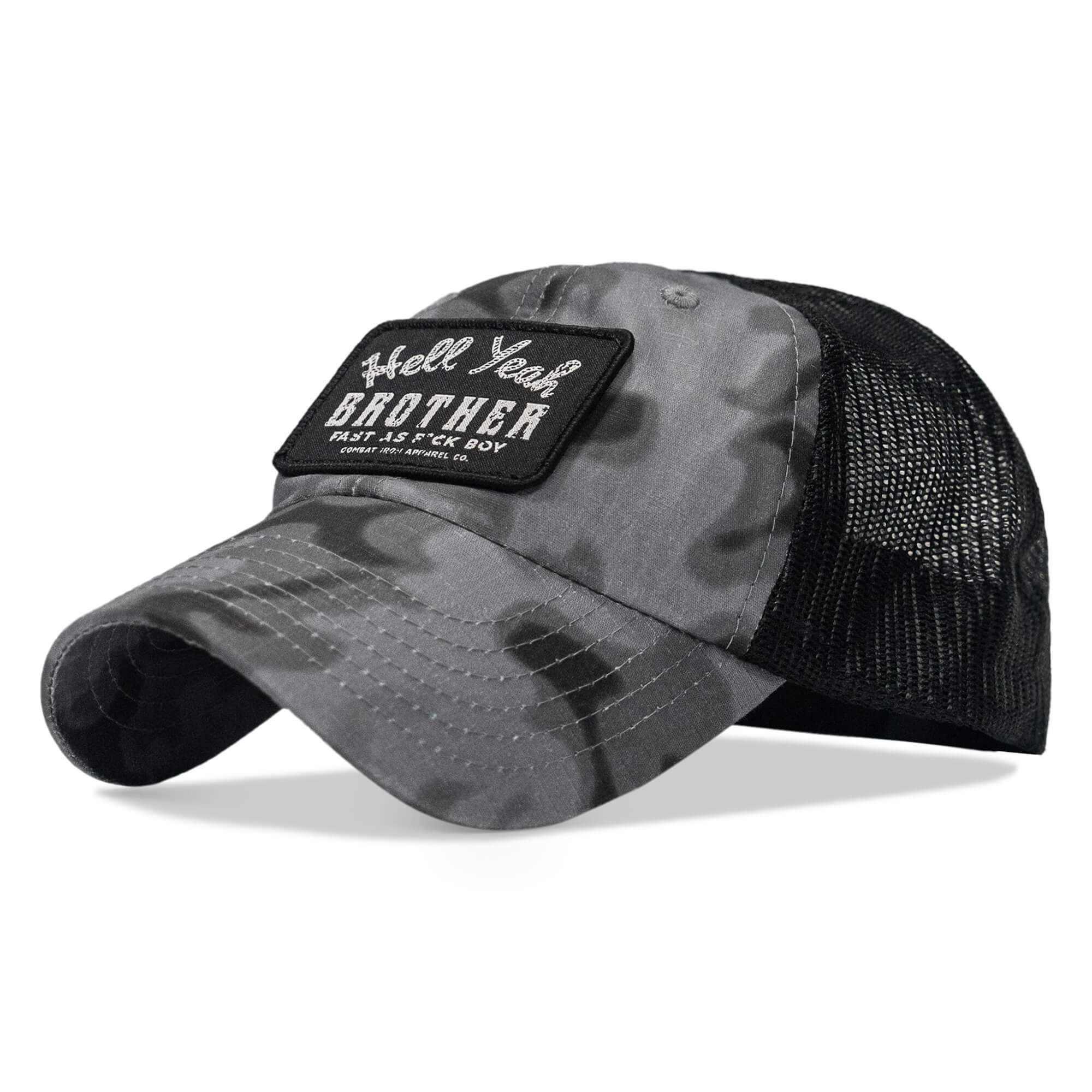 Hell Yeah Brother Patch Tactical Ripstop Mesh Snapback Hat - Image 21