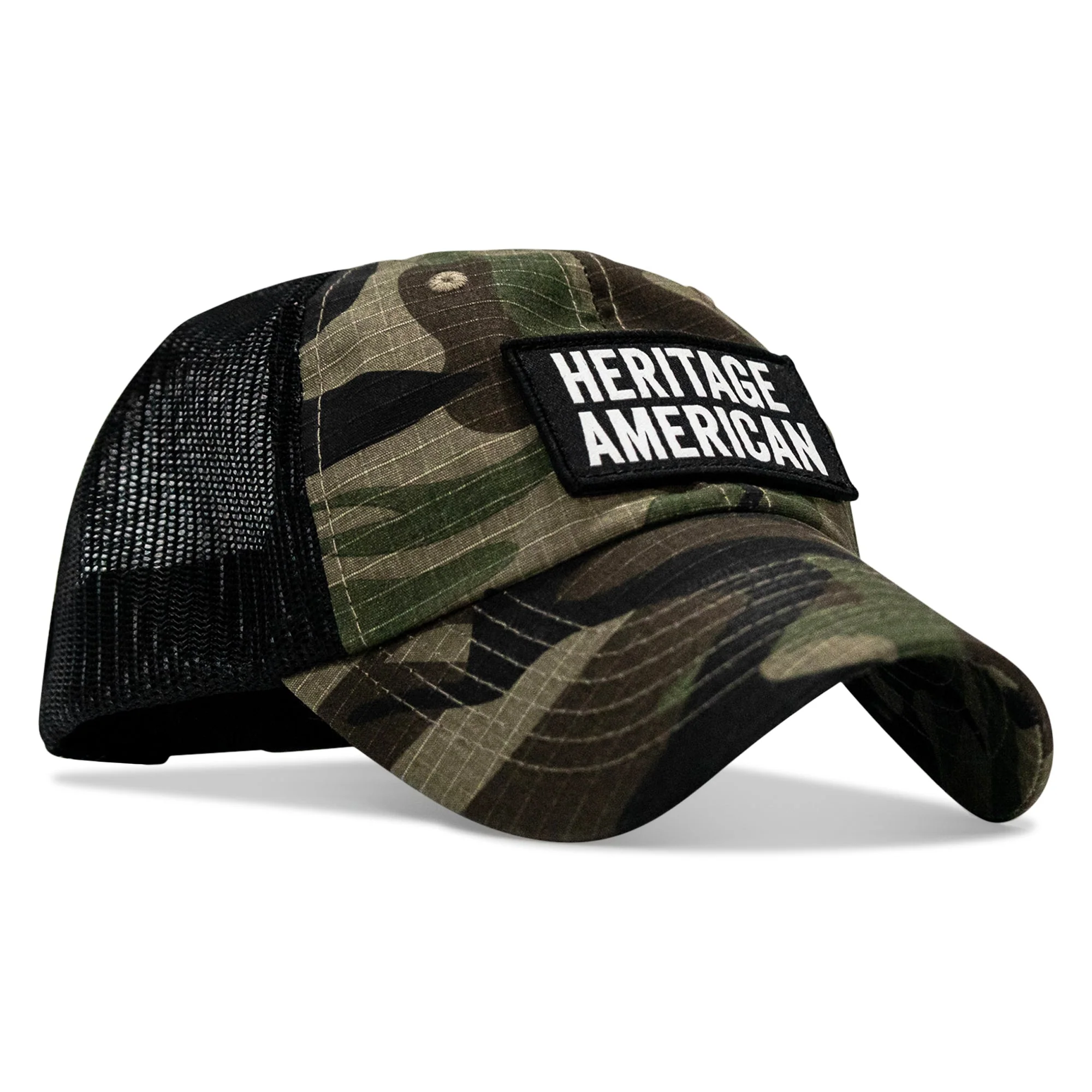 Heritage American Patch Tactical Ripstop Mesh Snapback Hat - Image 15