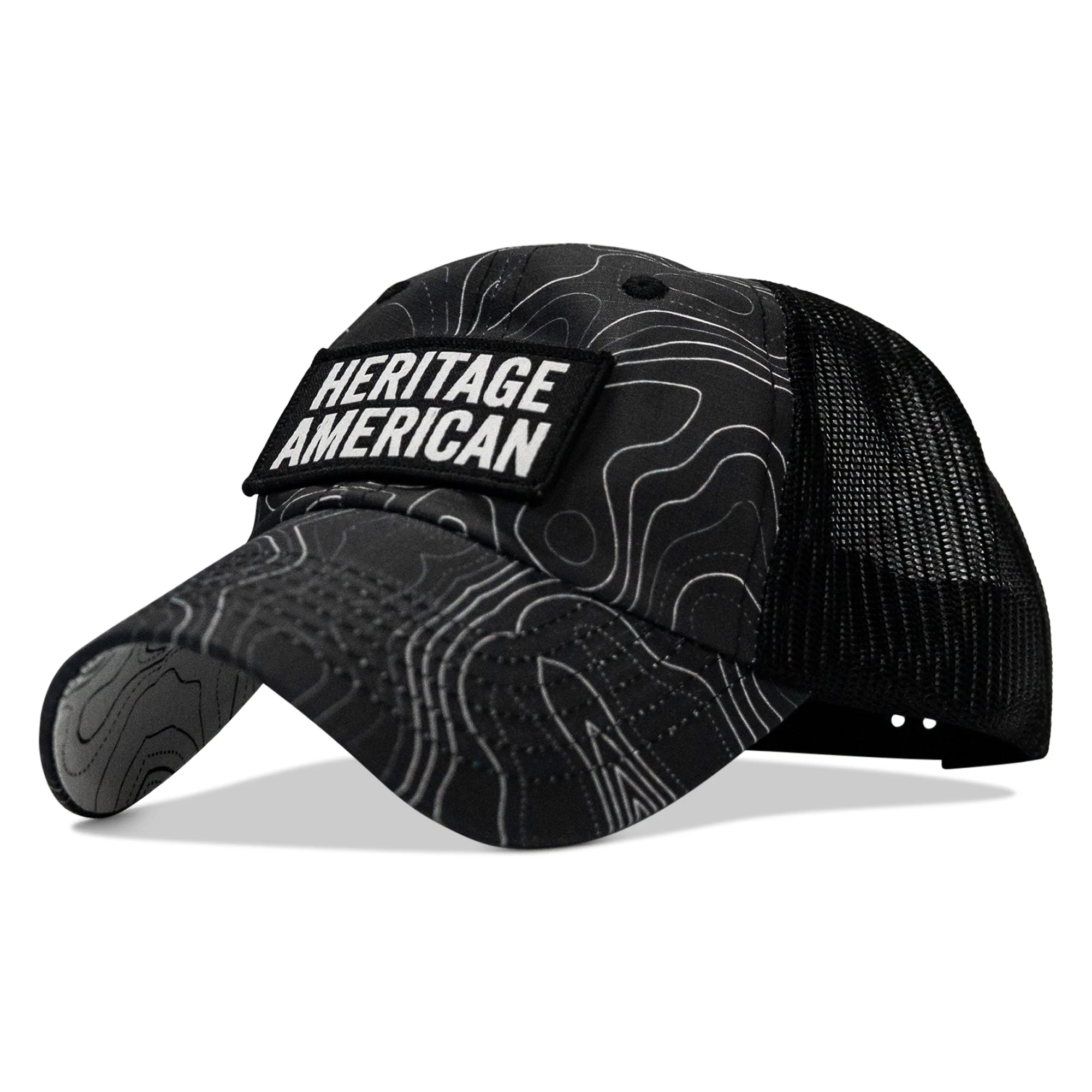 Heritage American Patch Tactical Ripstop Mesh Snapback Hat - Image 8