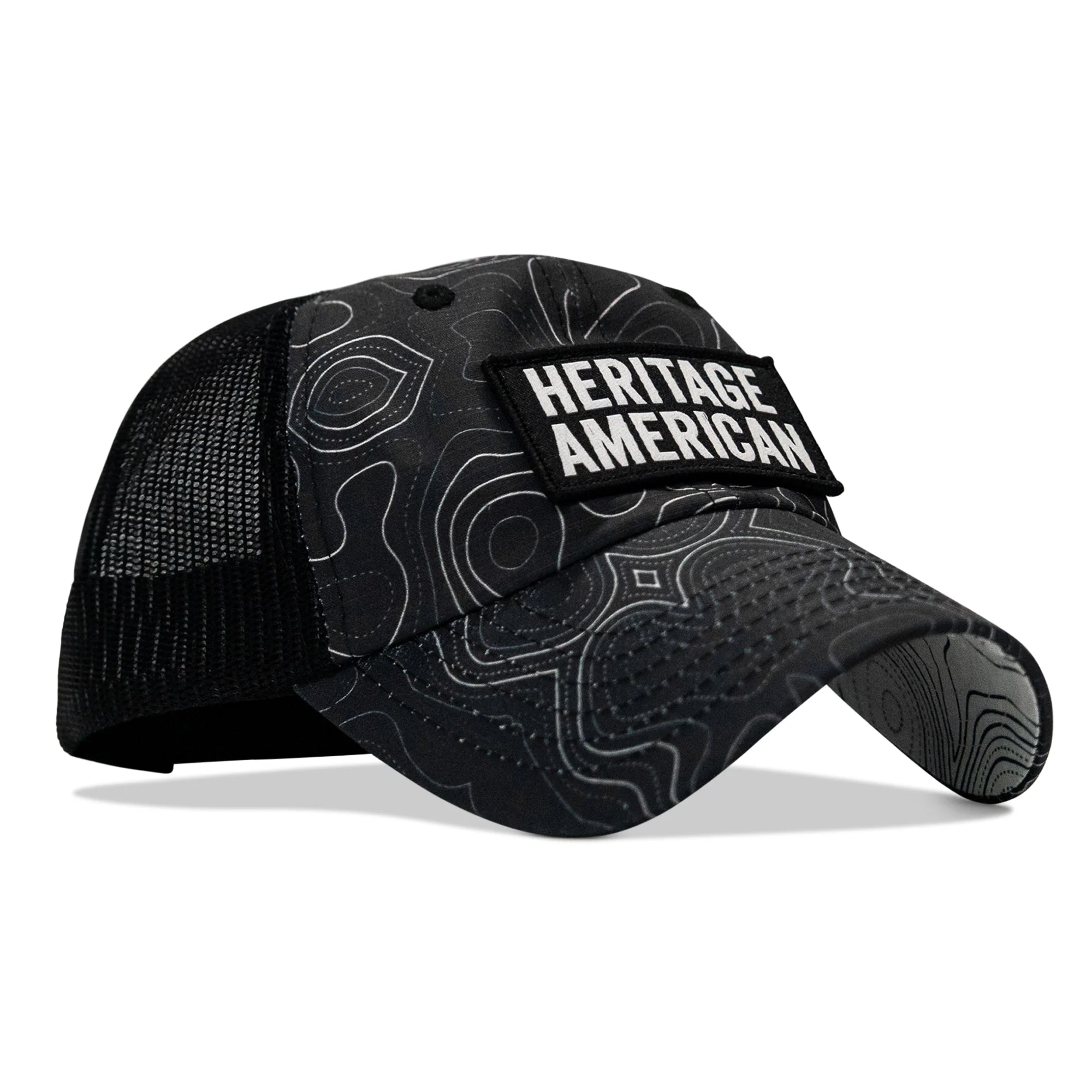 Heritage American Patch Tactical Ripstop Mesh Snapback Hat - Image 9