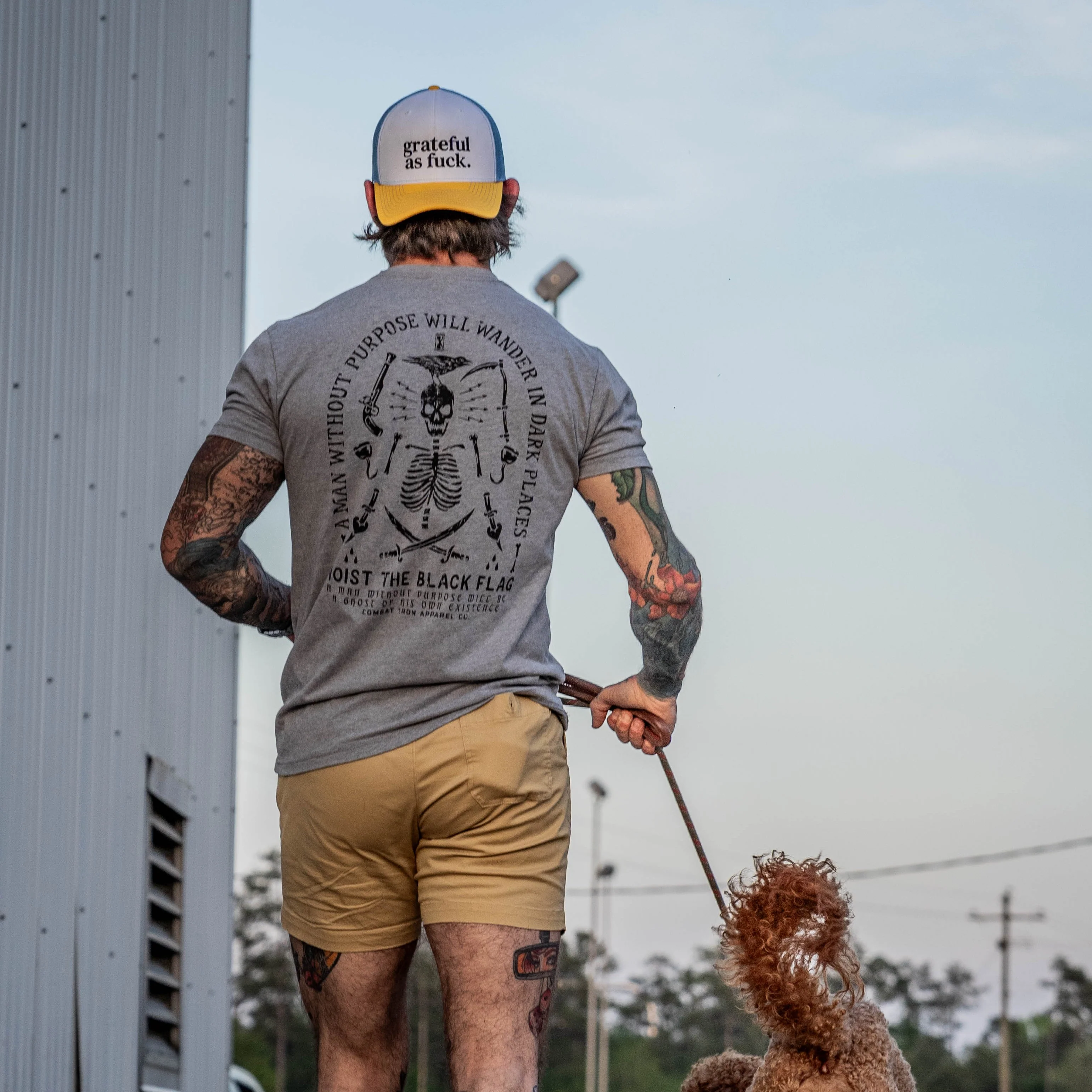 Hoist the Black Flag Skull & Bones Men's T-Shirt - Image 16