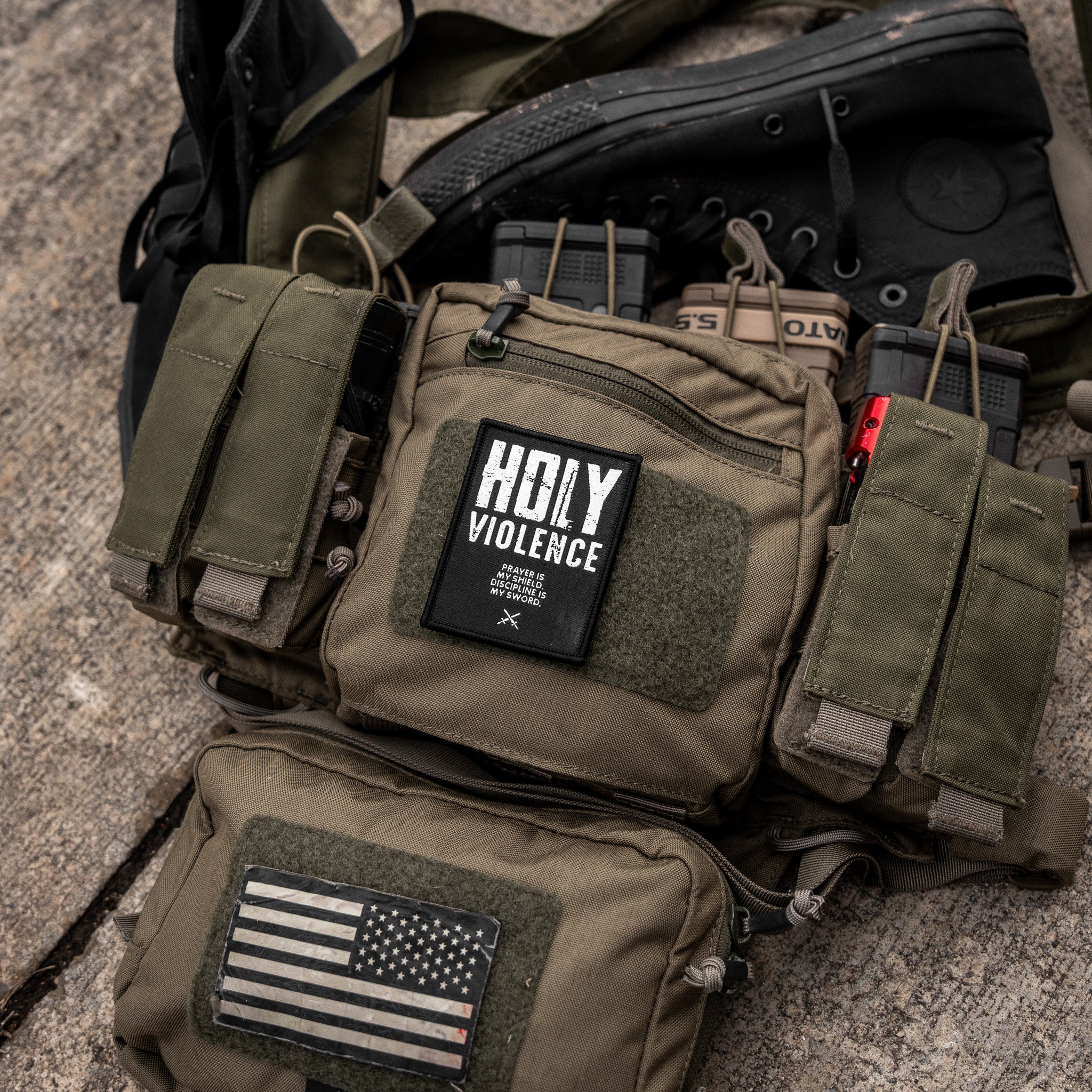 Holy Violence Velcro Patch - Image 5