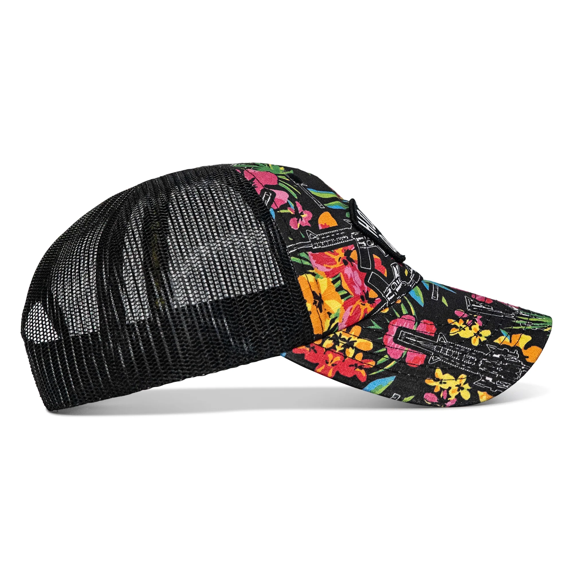 Hoochie Daddy Arched Patch Tactical Ripstop Mesh Snapback Hat - Image 13