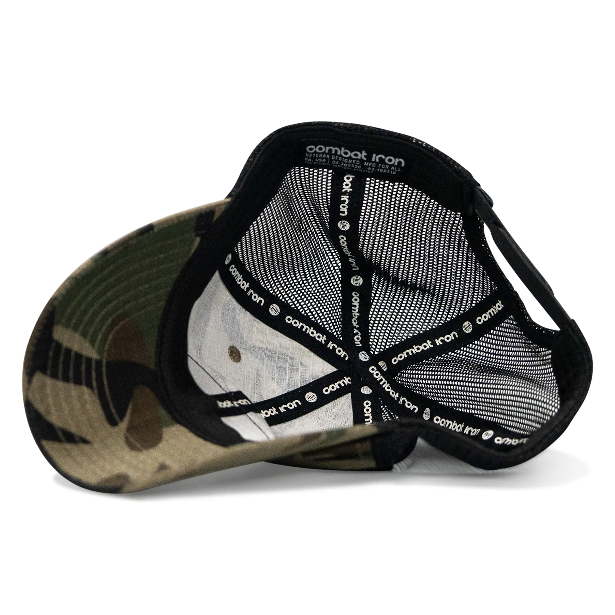 Hoochie Daddy Arched Patch Tactical Ripstop Mesh Snapback Hat - Image 18