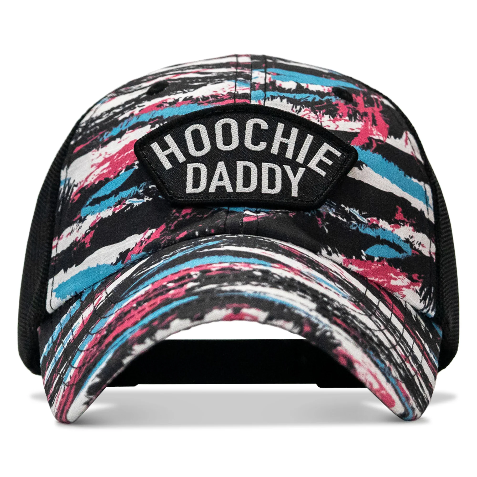 Hoochie Daddy Arched Patch Tactical Ripstop Mesh Snapback Hat - Image 19