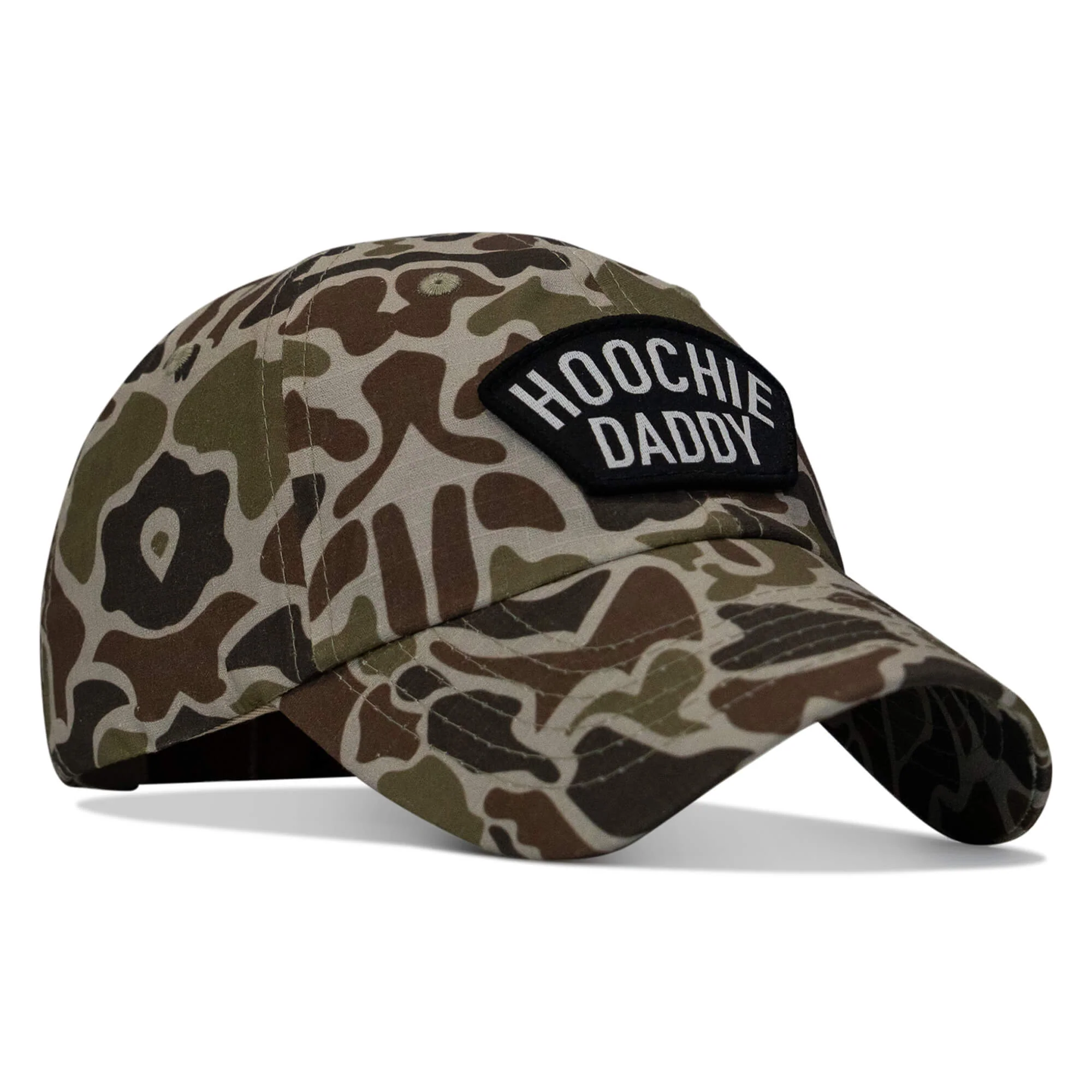 Hoochie Daddy Arched Patch Tactical Ripstop Mesh Snapback Hat - Image 34