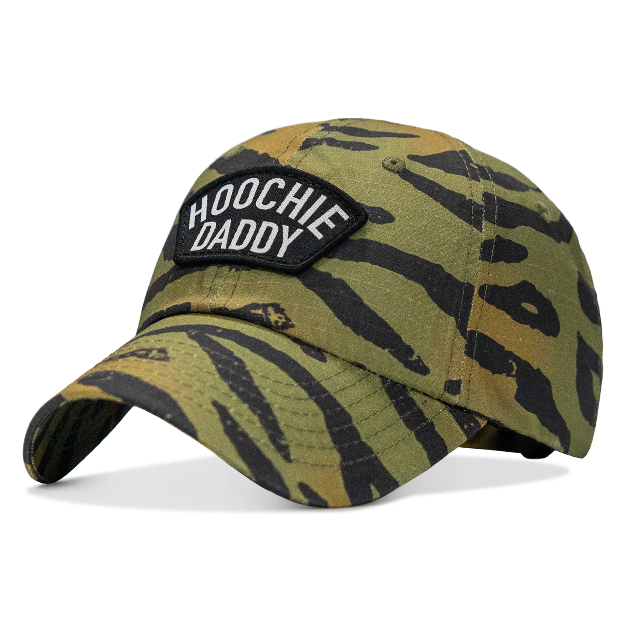 Hoochie Daddy Arched Patch Tactical Ripstop Mesh Snapback Hat - Image 38