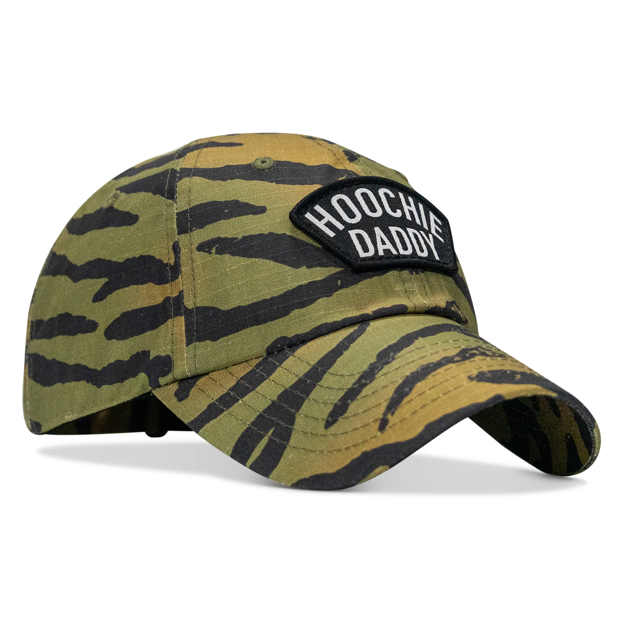 Hoochie Daddy Arched Patch Tactical Ripstop Mesh Snapback Hat - Image 39
