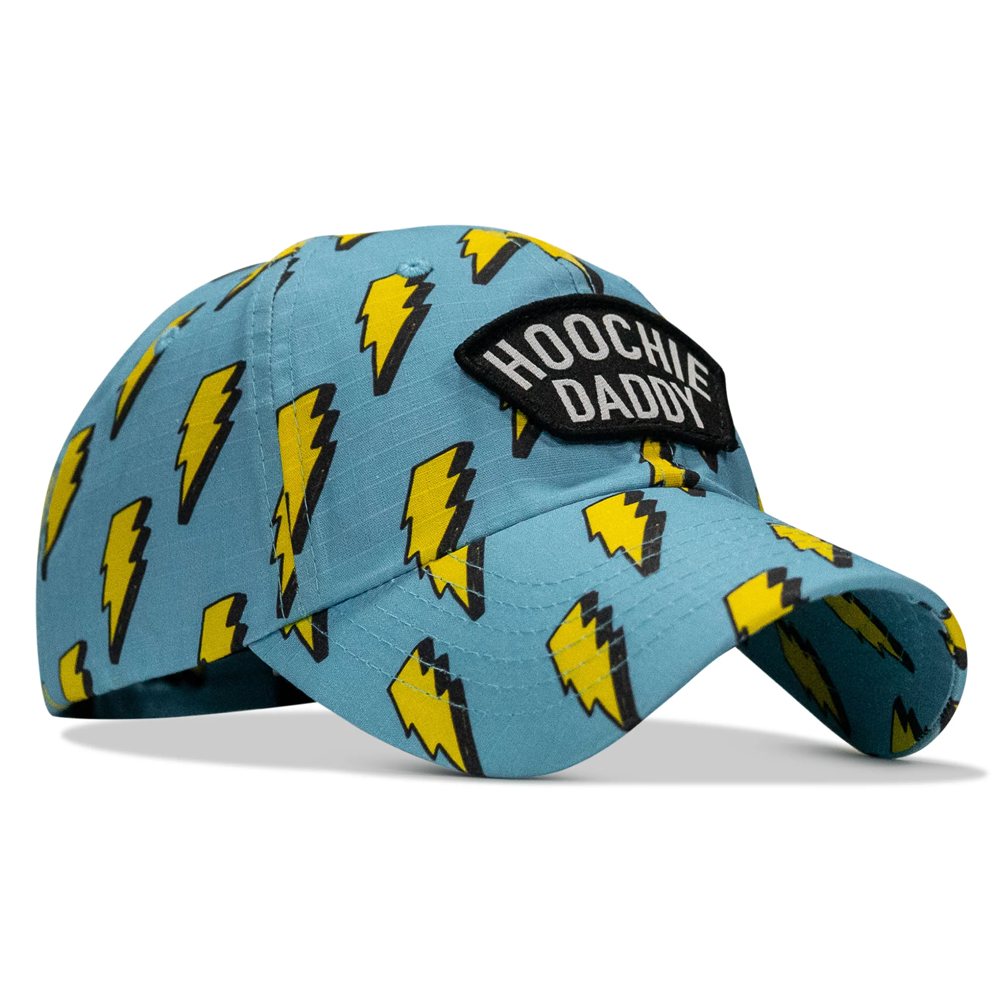 Hoochie Daddy Arched Patch Tactical Ripstop Mesh Snapback Hat - Image 49