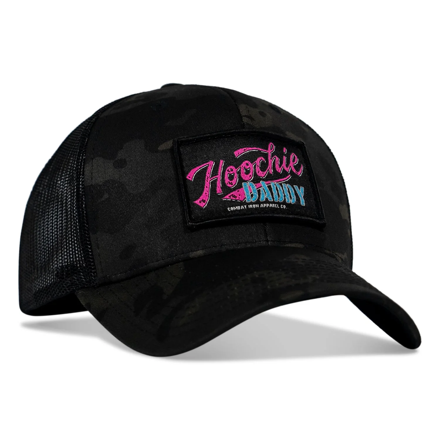 Hoochie Daddy Retro Script Patch Snapback Hat - Image 3