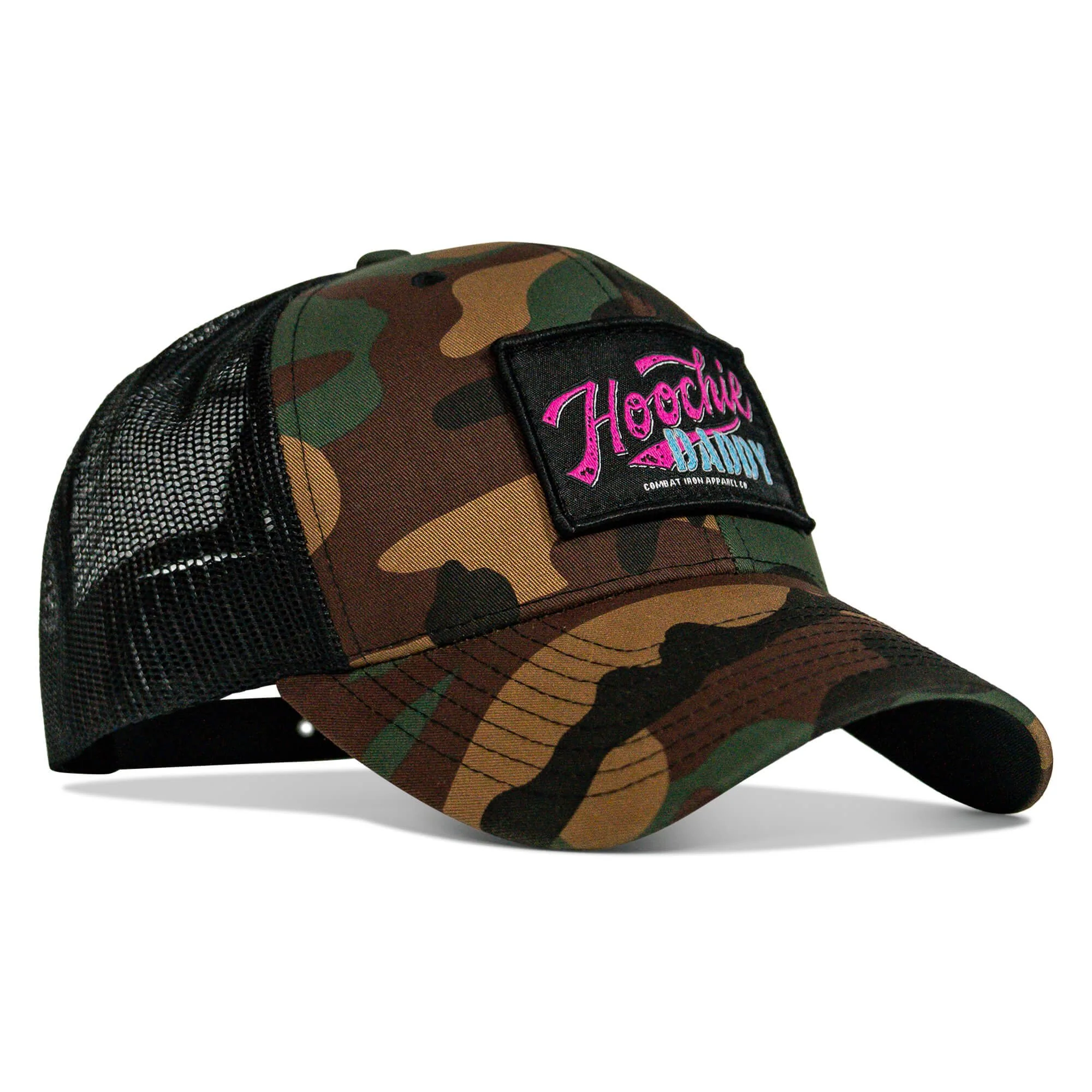 Hoochie Daddy Retro Script Patch Snapback Hat - Image 8