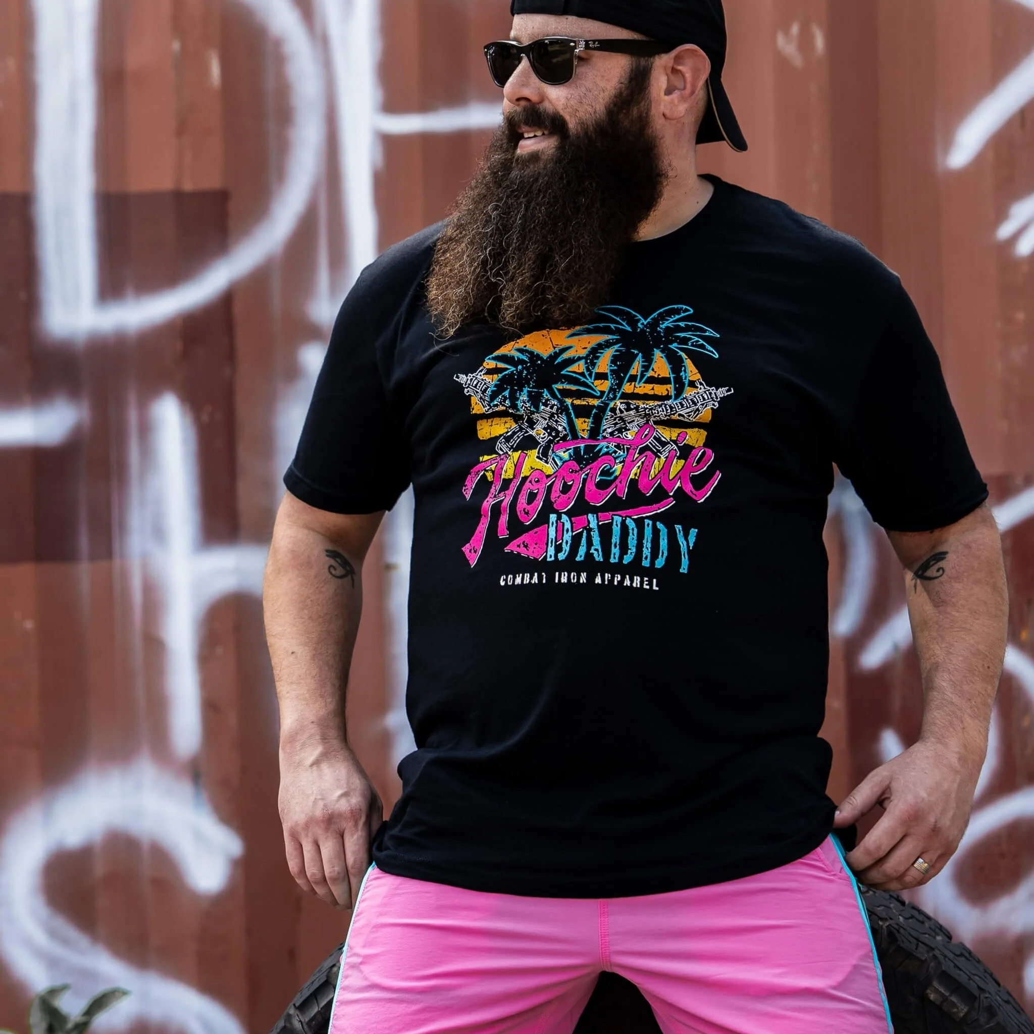 Hoochie Daddy Sunset Men's T-Shirt - Image 4