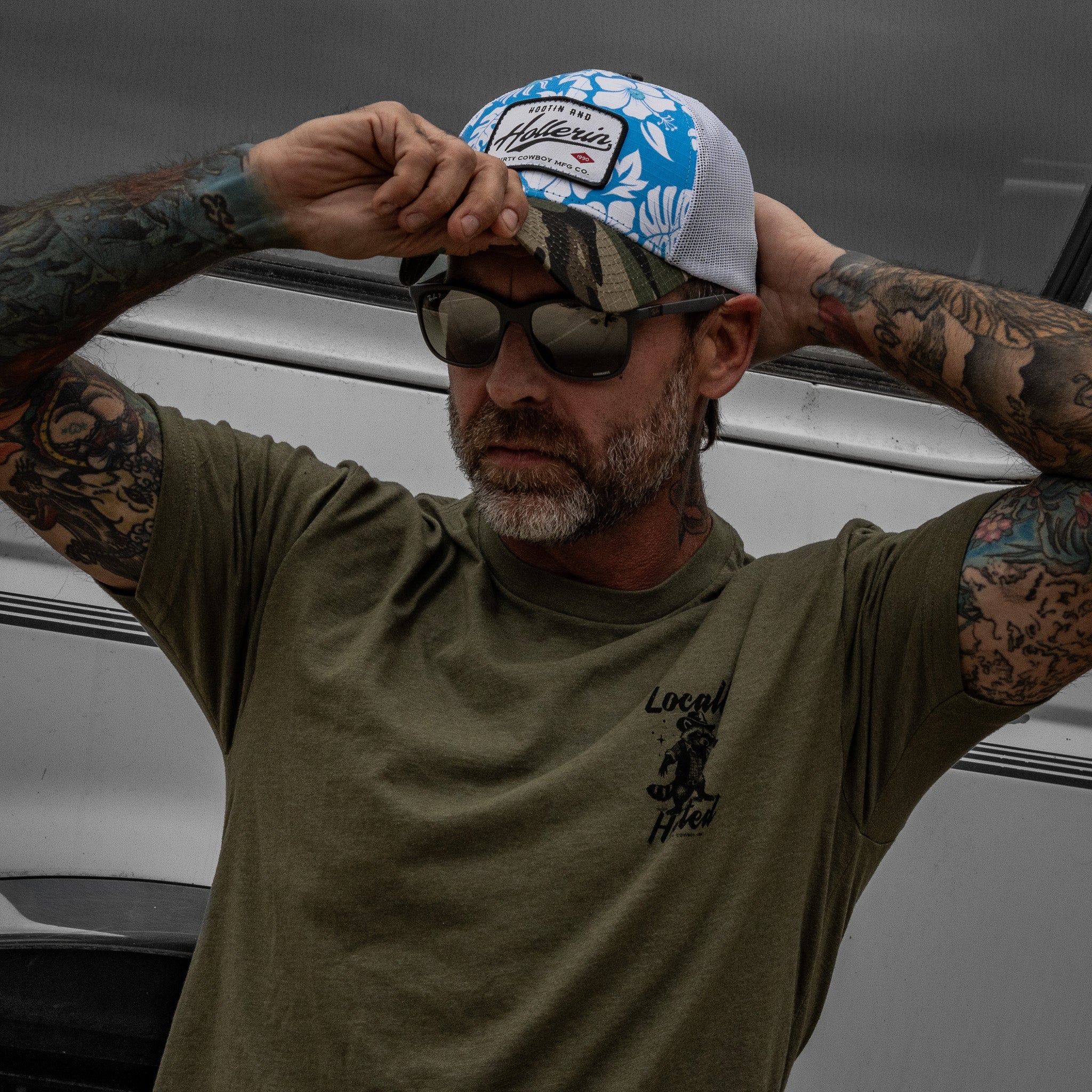 Hootin And Hollerin Patch Original Ripstop Classic Snapback Hat - Image 37