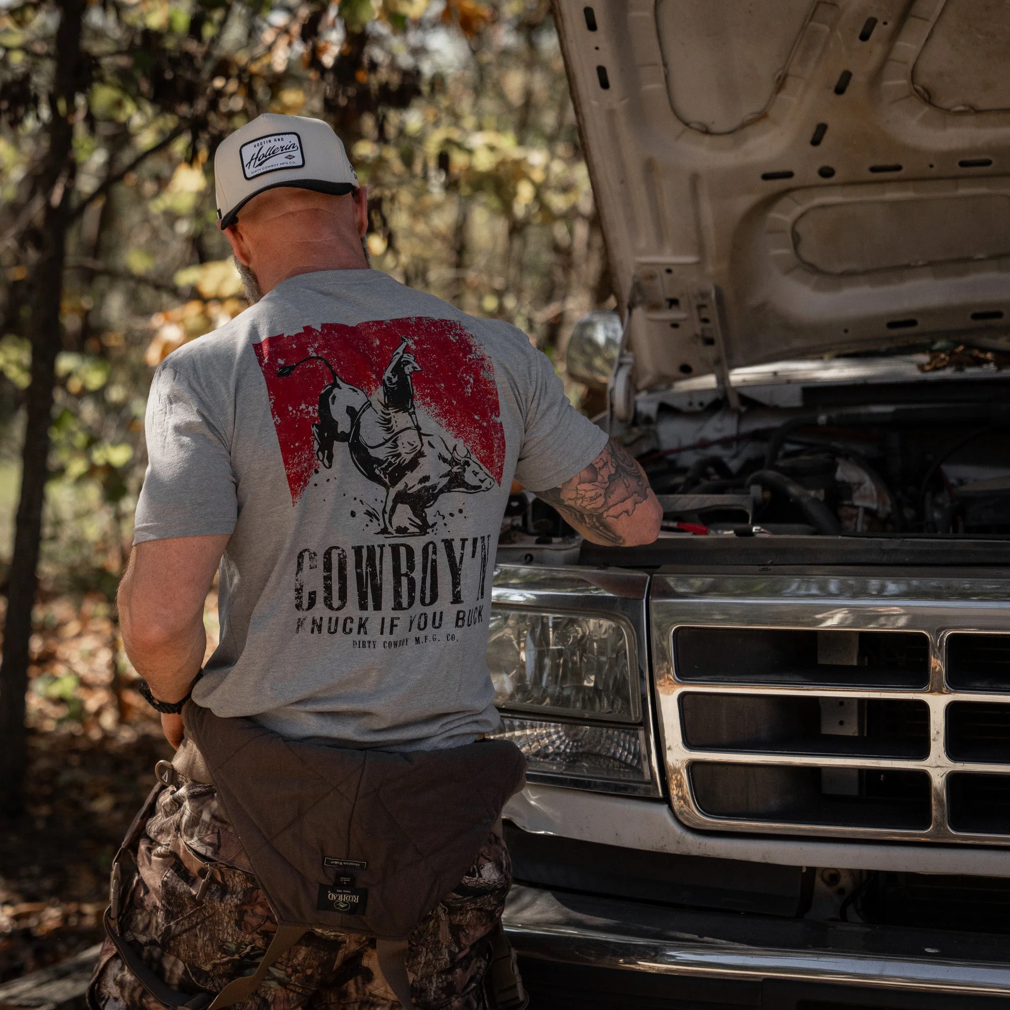 Hootin' & Hollerin' Patch 5 Panel Workhorse Snapback - Image 15