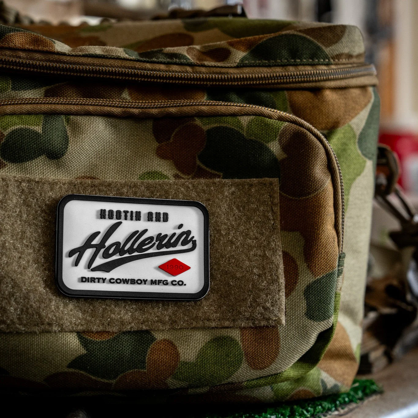 Hootin' & Hollerin' PVC Velcro Patch - Image 3