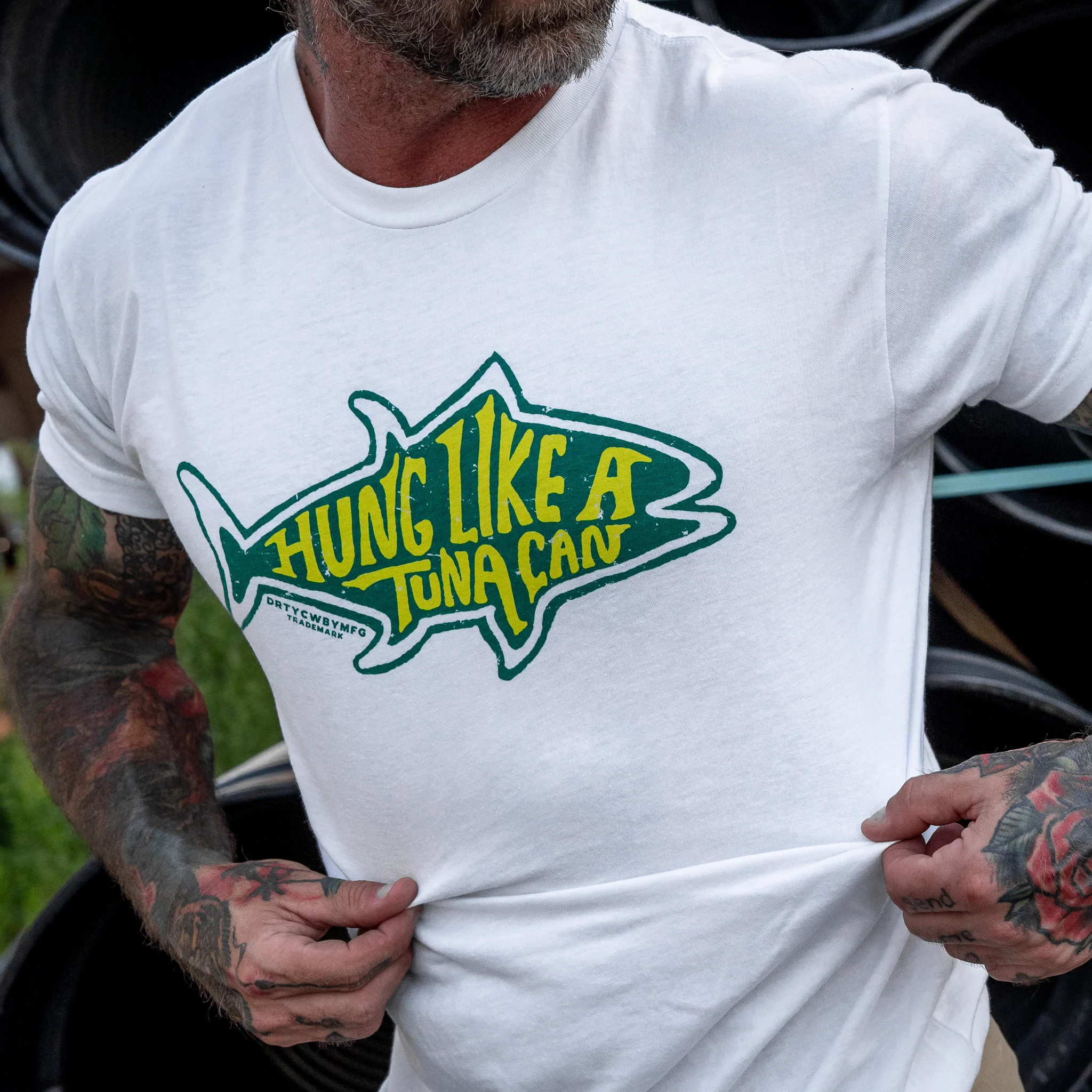 Hung Like A Tuna Can Men's T-Shirt - Image 10