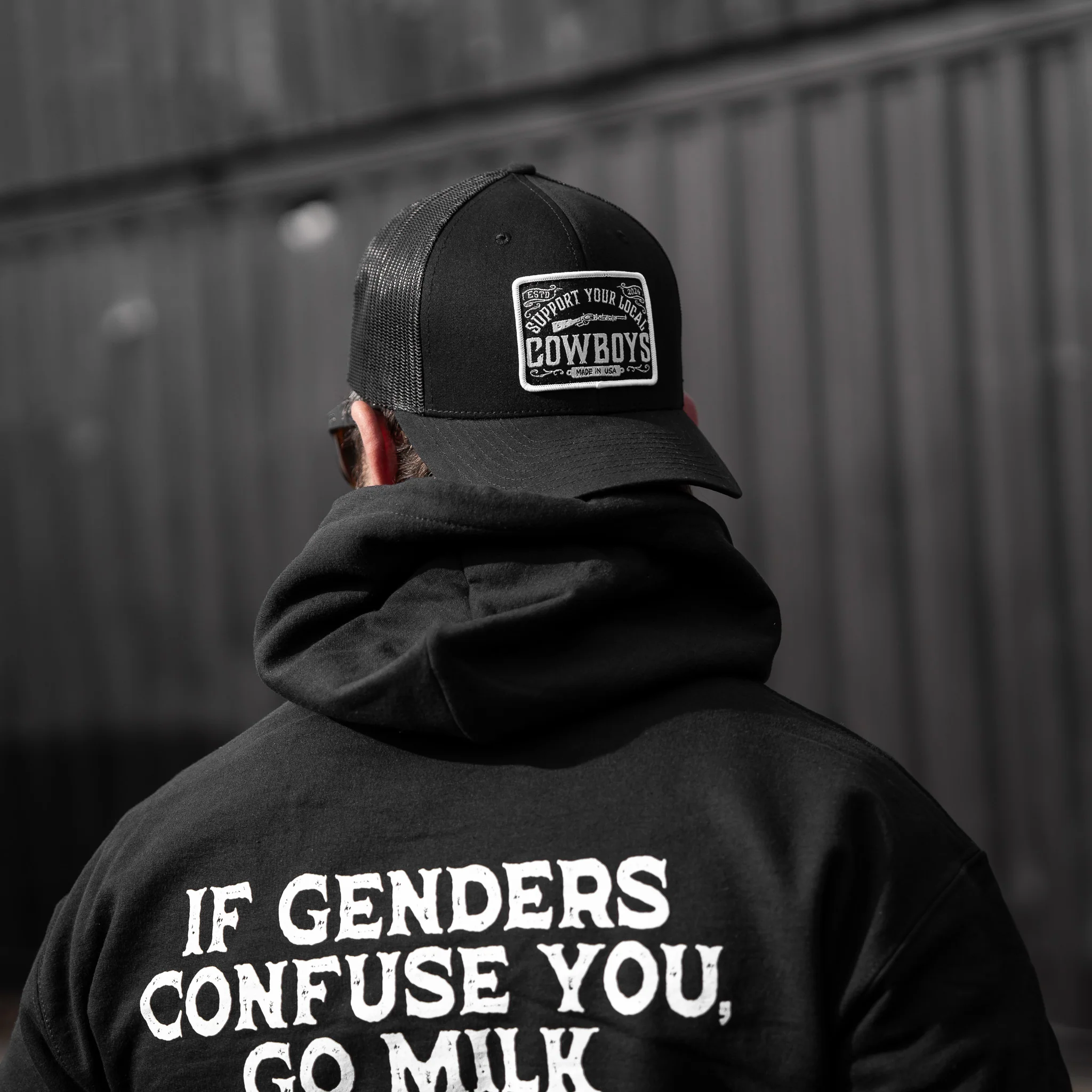 If Genders Confuse You, Go Milk a Bull Men's Hoodie - Image 9