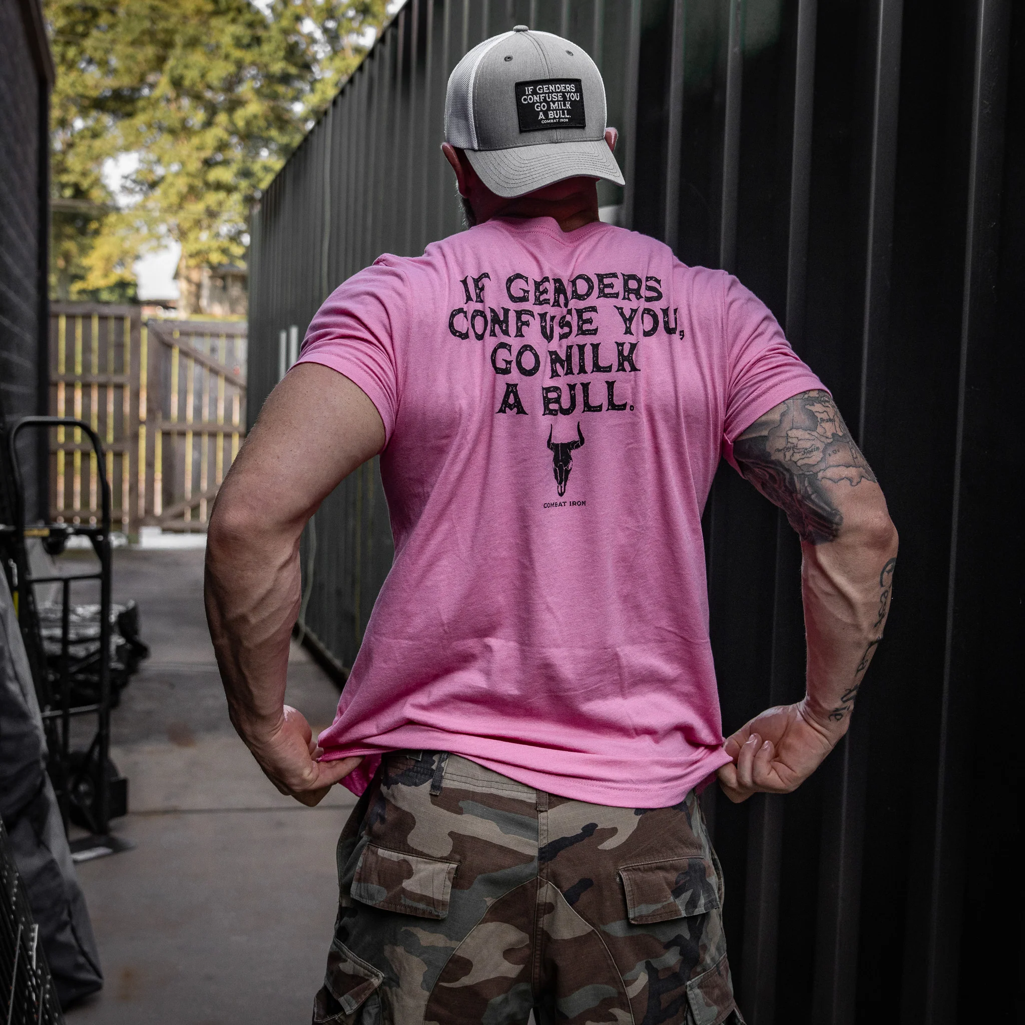 If Genders Confuse You, Go Milk a Bull Men's T-Shirt - Image 26