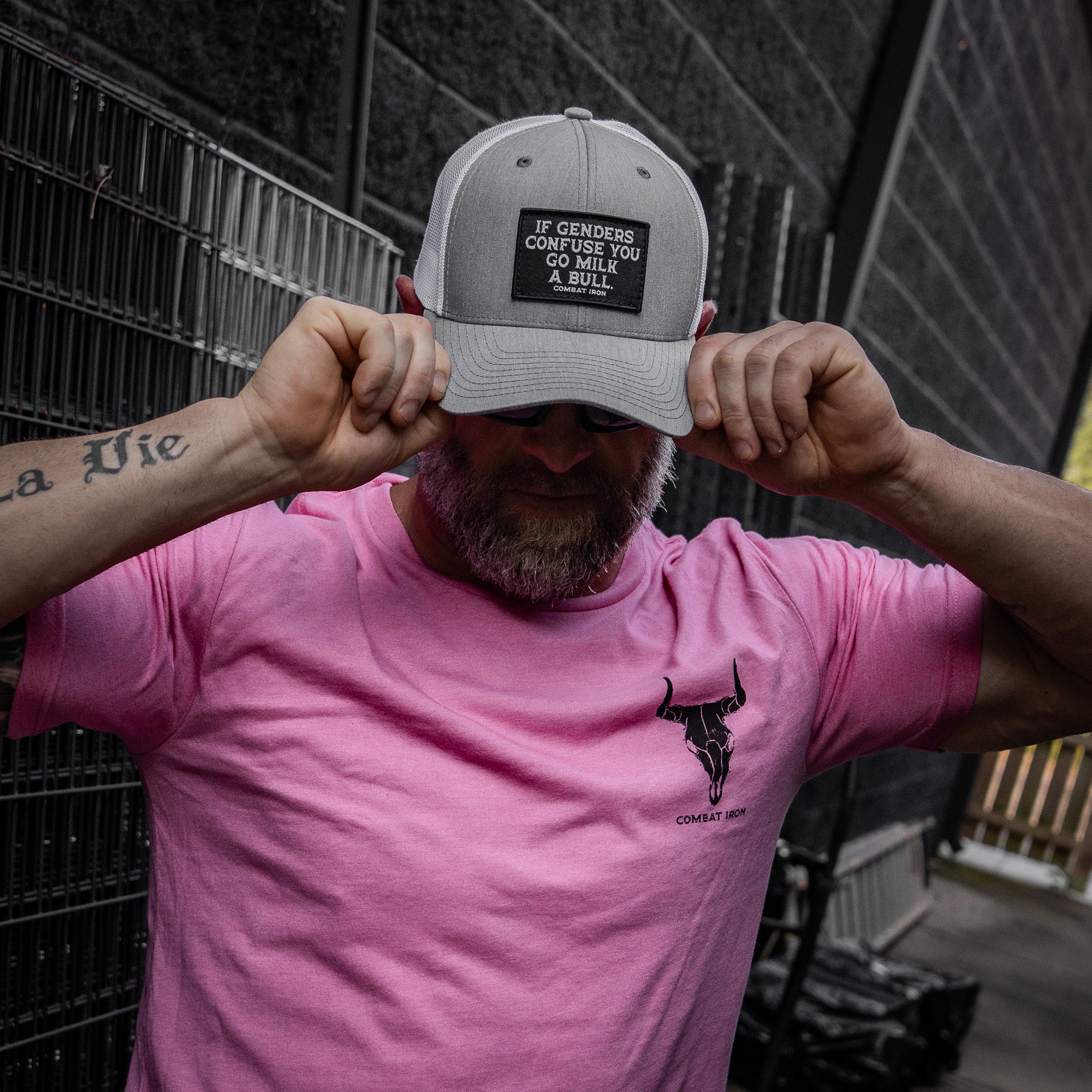 If Genders Confuse You, Go Milk A Bull Patch Snapback Hat - Image 31