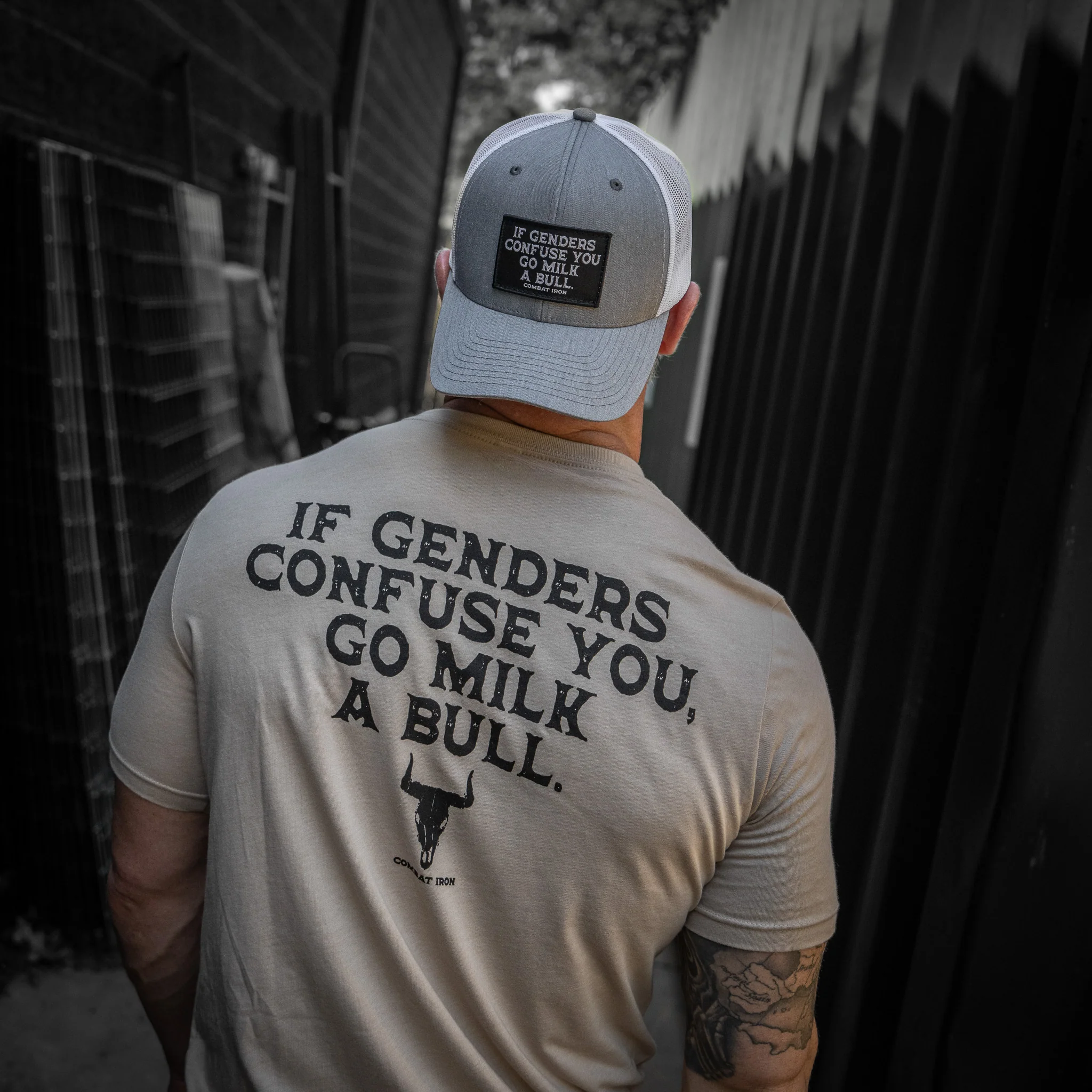 If Genders Confuse You, Go Milk A Bull Patch Snapback Hat - Image 34