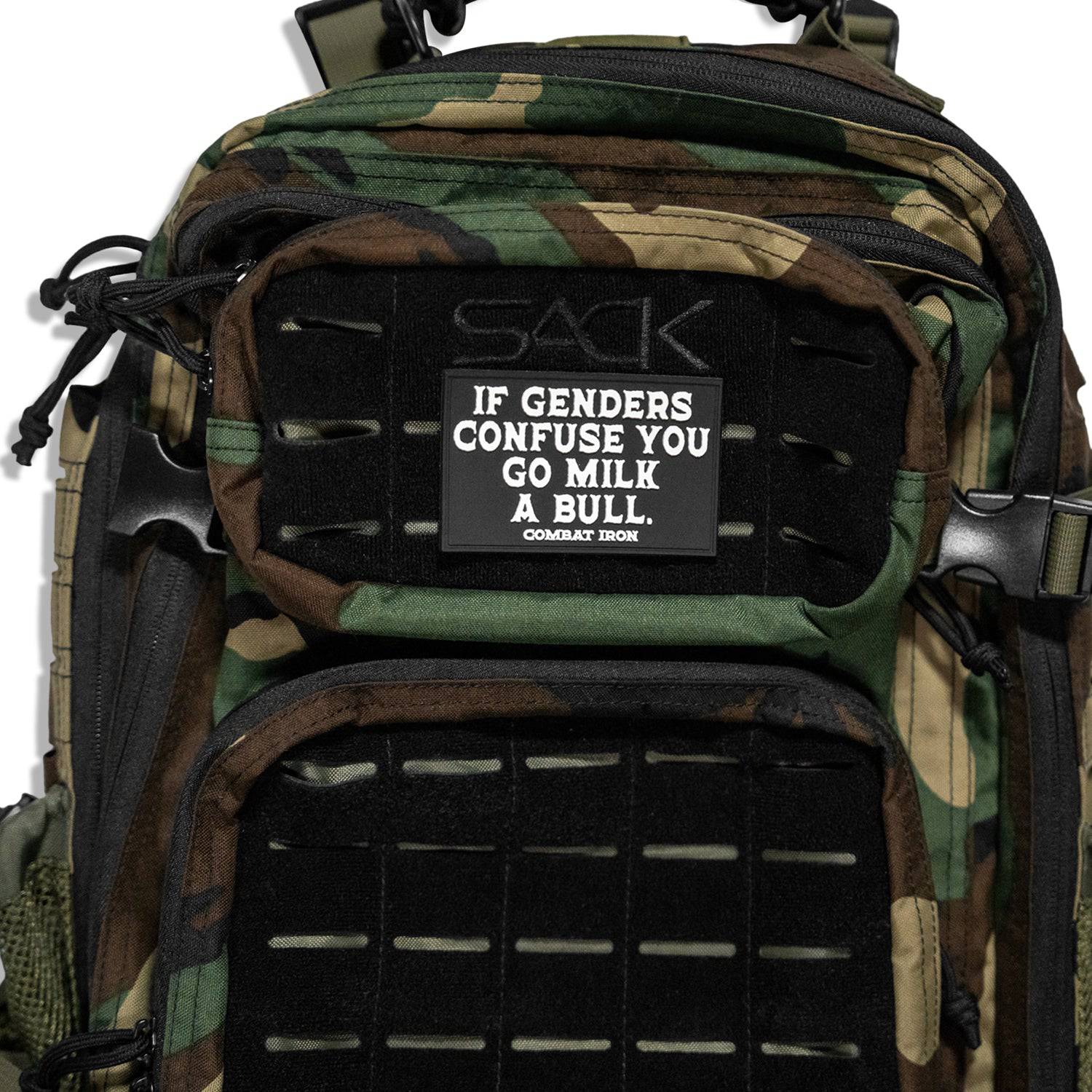 If Genders Confuse You, Go Milk a Bull PVC Patch - Image 2