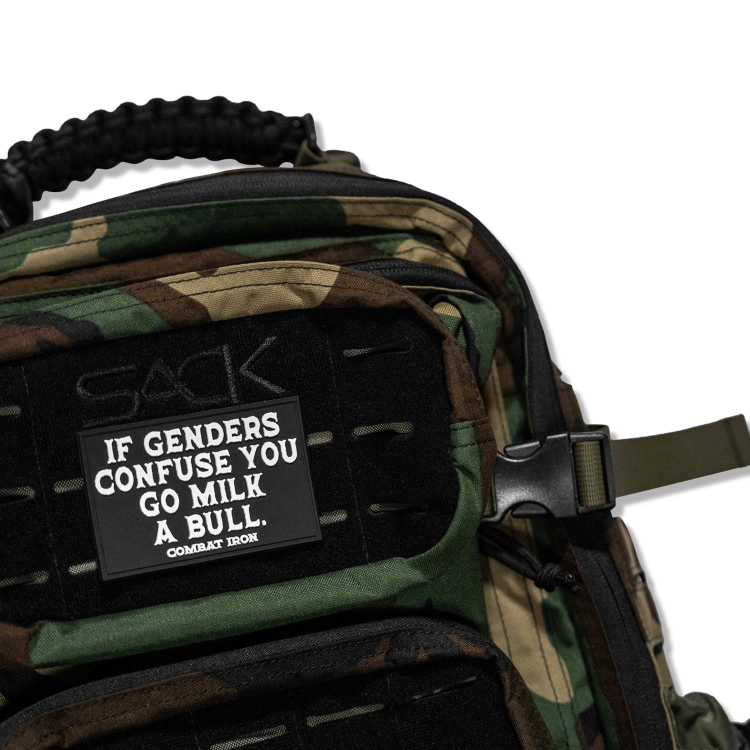 If Genders Confuse You, Go Milk a Bull PVC Patch - Image 3