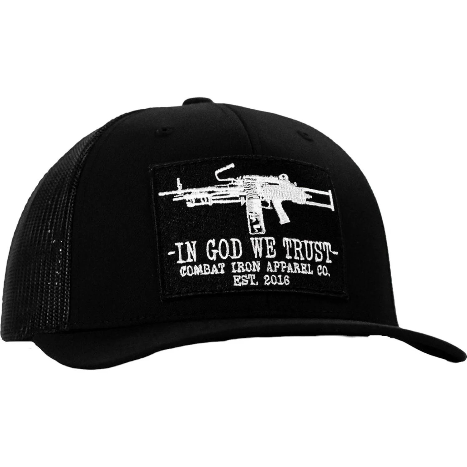 In God We Trust Patch Snapback Hat - Image 2