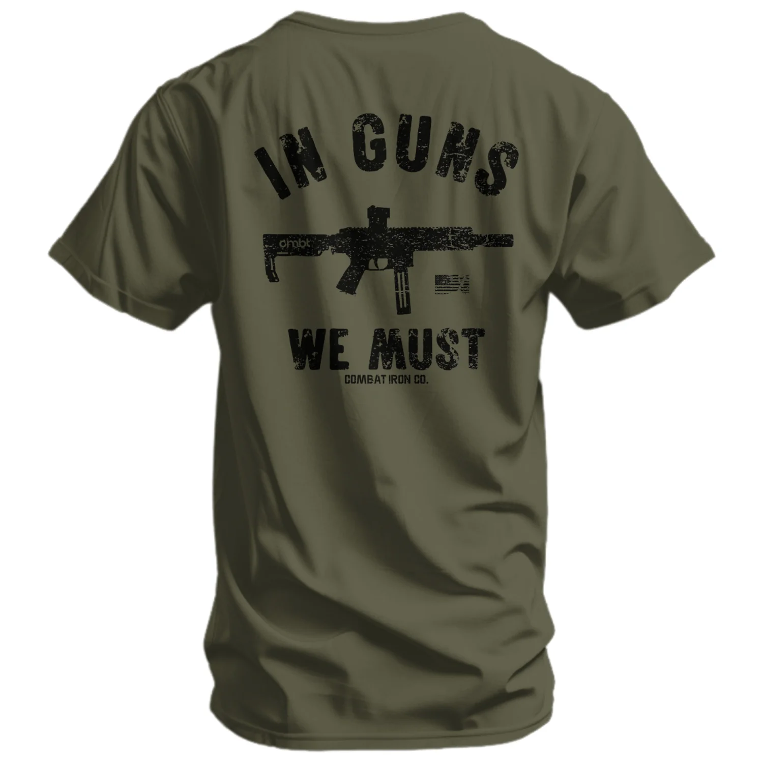 In Guns We Must Men's T-Shirt - Image 7