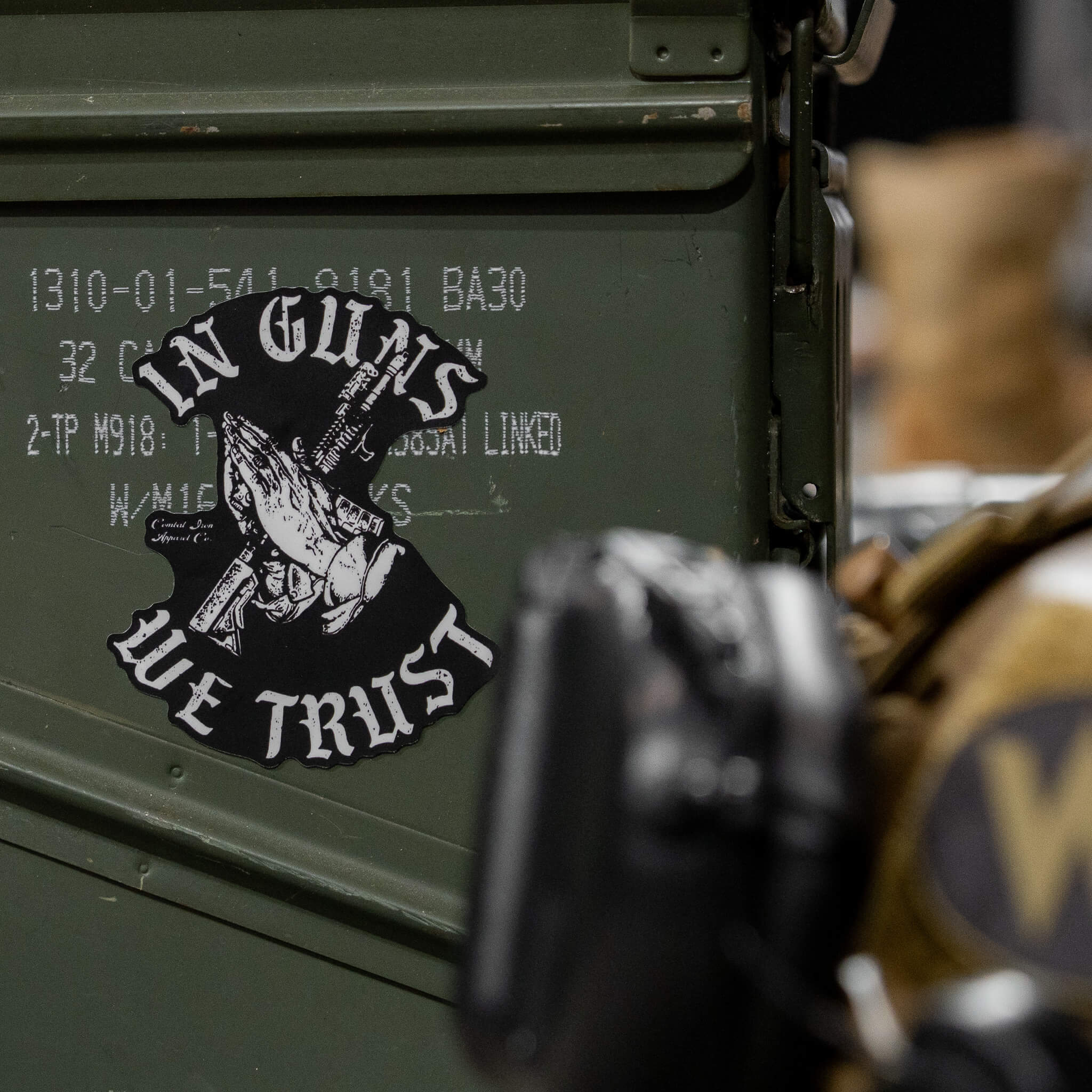 In Guns We Trust Decal - Image 2