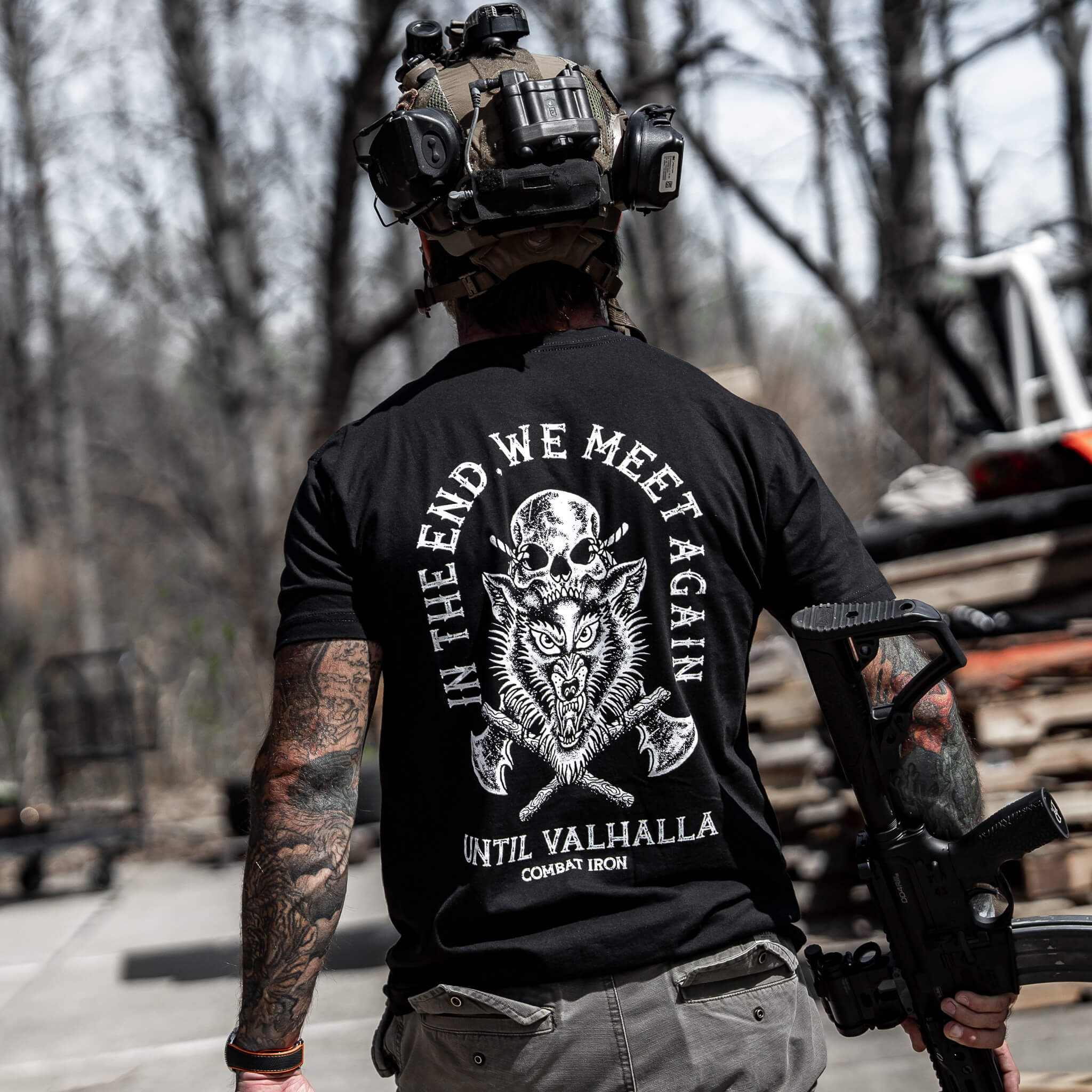 In the End, we meet Again | Unit Valhalla Men's T-Shirt - Image 3
