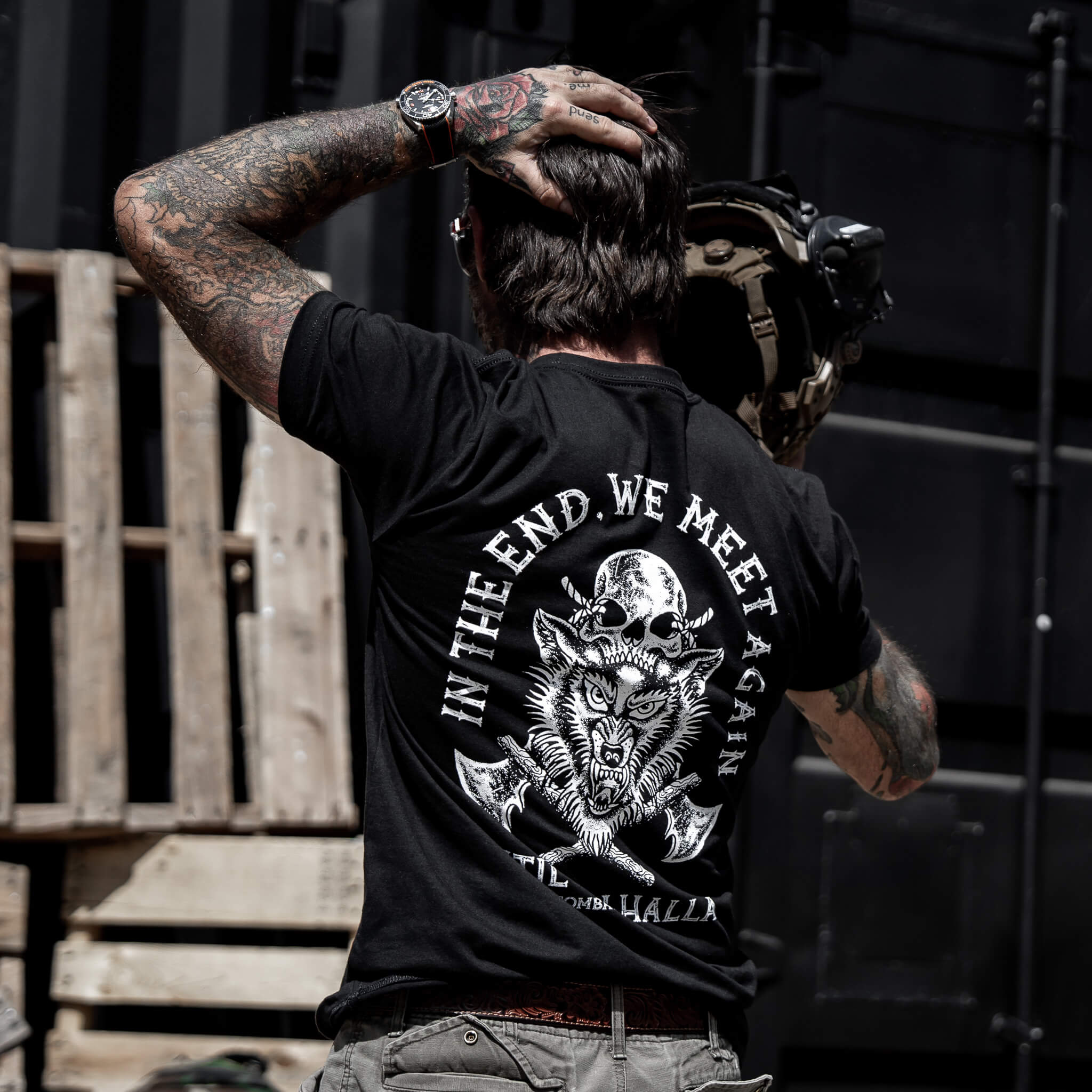 In the End, we meet Again | Unit Valhalla Men's T-Shirt - Image 7