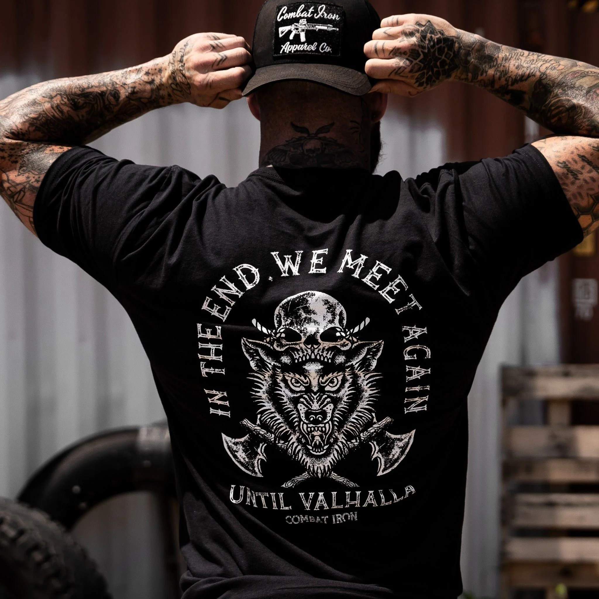 In the End, we meet Again | Unit Valhalla Men's T-Shirt - Image 8
