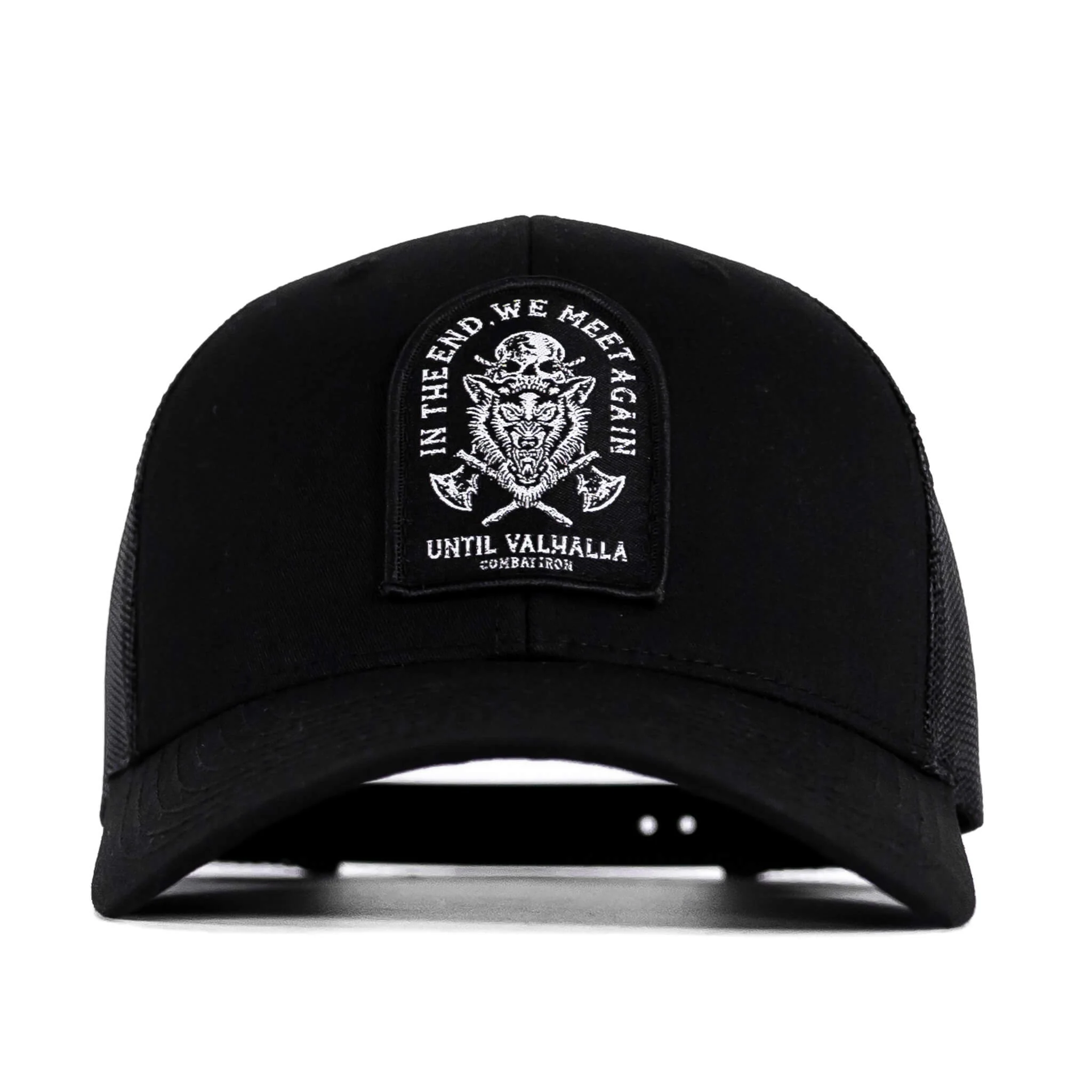 In The End, We Meet Again - Until Valhalla Patch Snapback Hat - Image 5