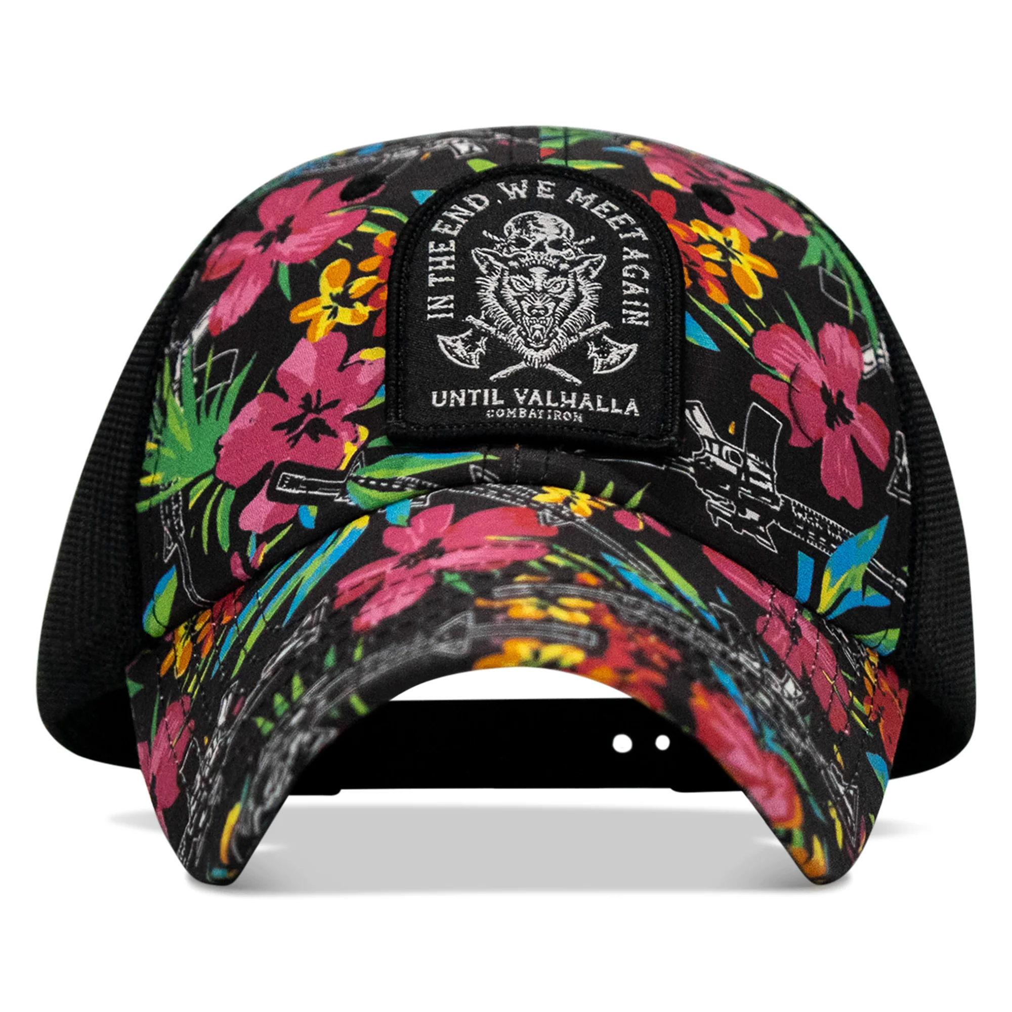 In The End, We Meet Again - Until Valhalla Patch Tactical Ripstop Mesh Snapback Hat - Image 14