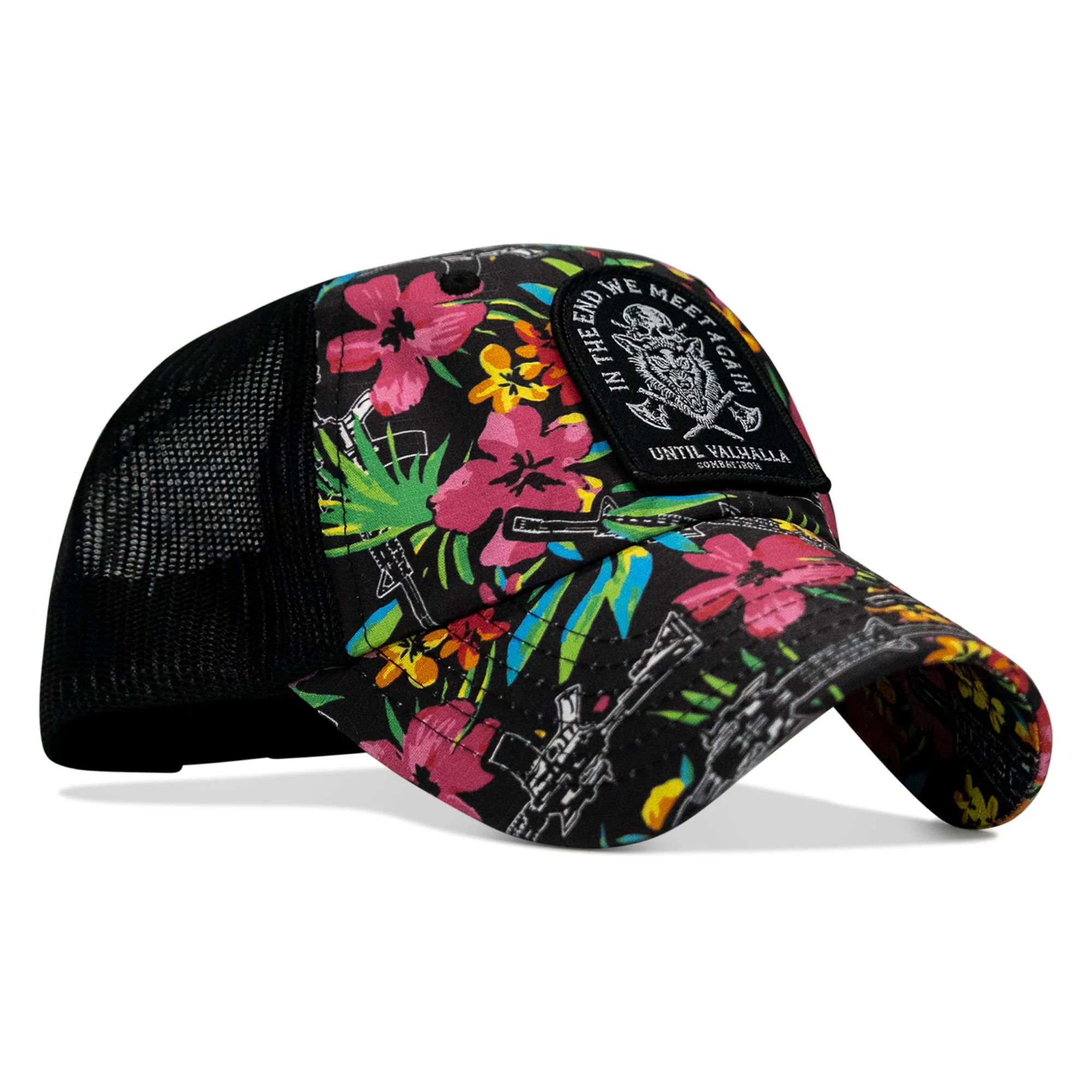 In The End, We Meet Again - Until Valhalla Patch Tactical Ripstop Mesh Snapback Hat - Image 16